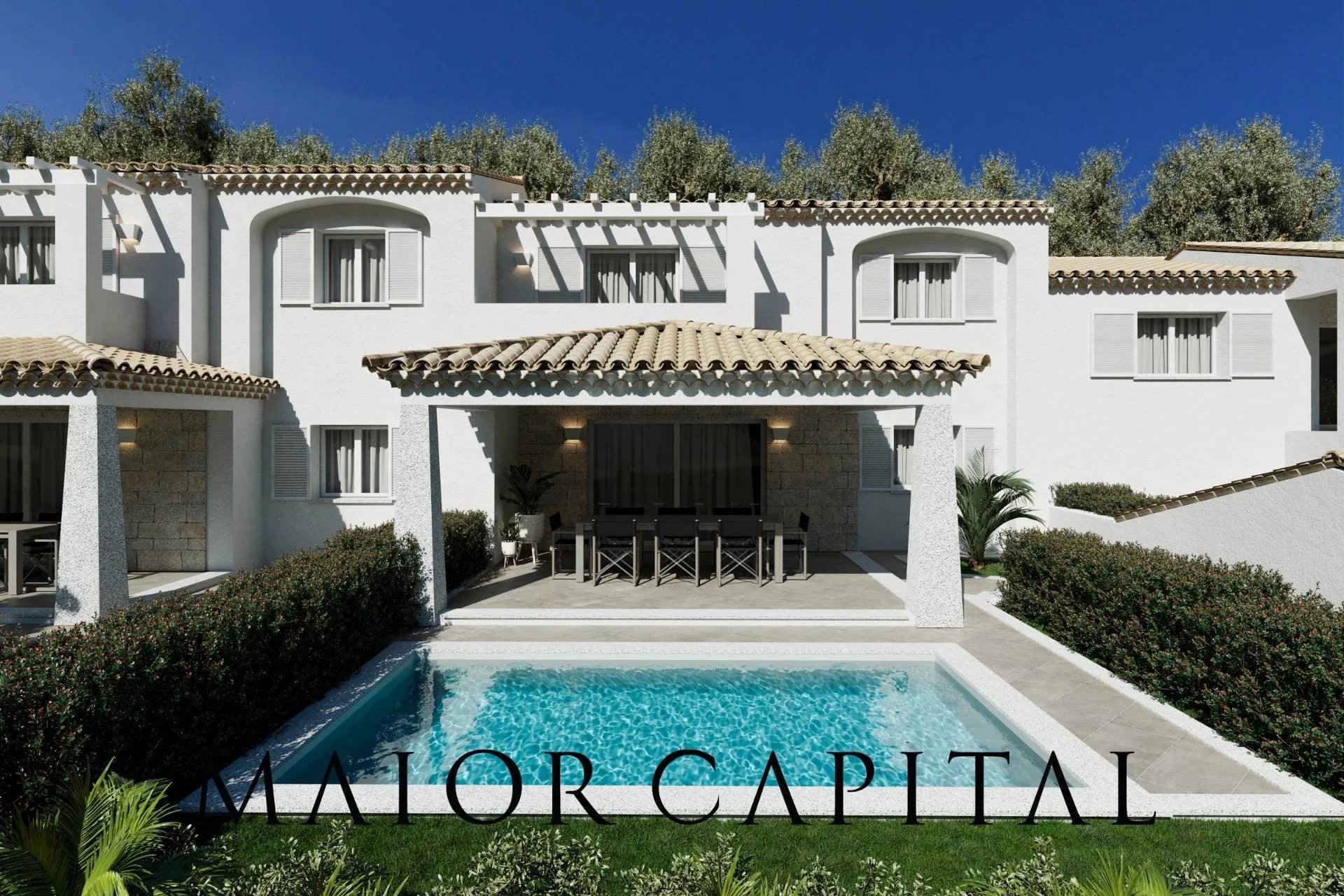 Agrustos | Budoni | Villetta a schiera di nuova costruzione con incantevole vista mare