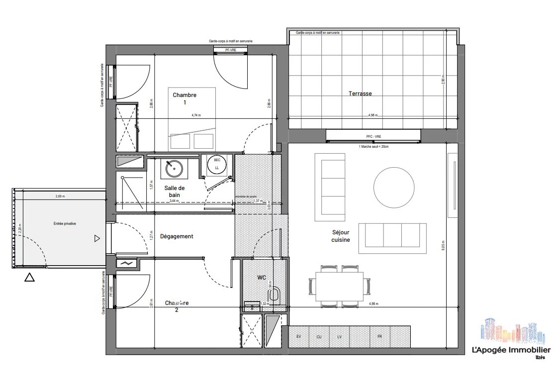 Agence immobilière de 