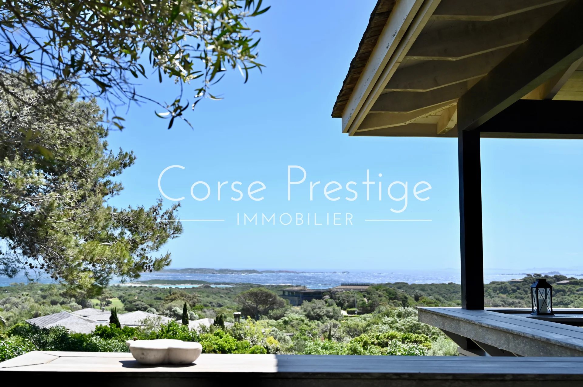 seafront villa - private domaine - bonifacio - south corsica image1