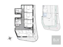 Magnificent 4-room apartment with rooftop and sea view Antibes — photo 3 of 3