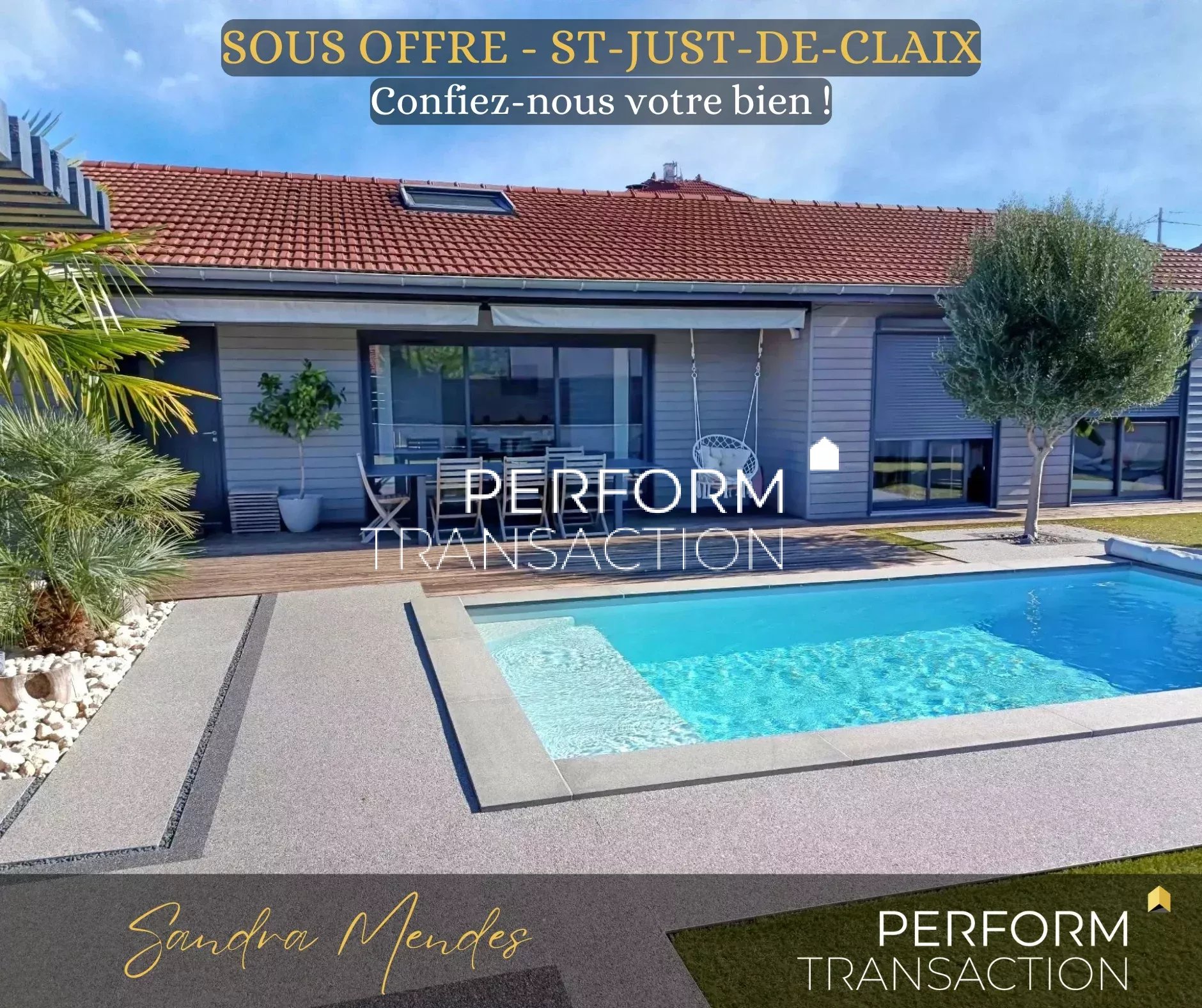Villa contemporaine avec piscine et prestations haut de gamme