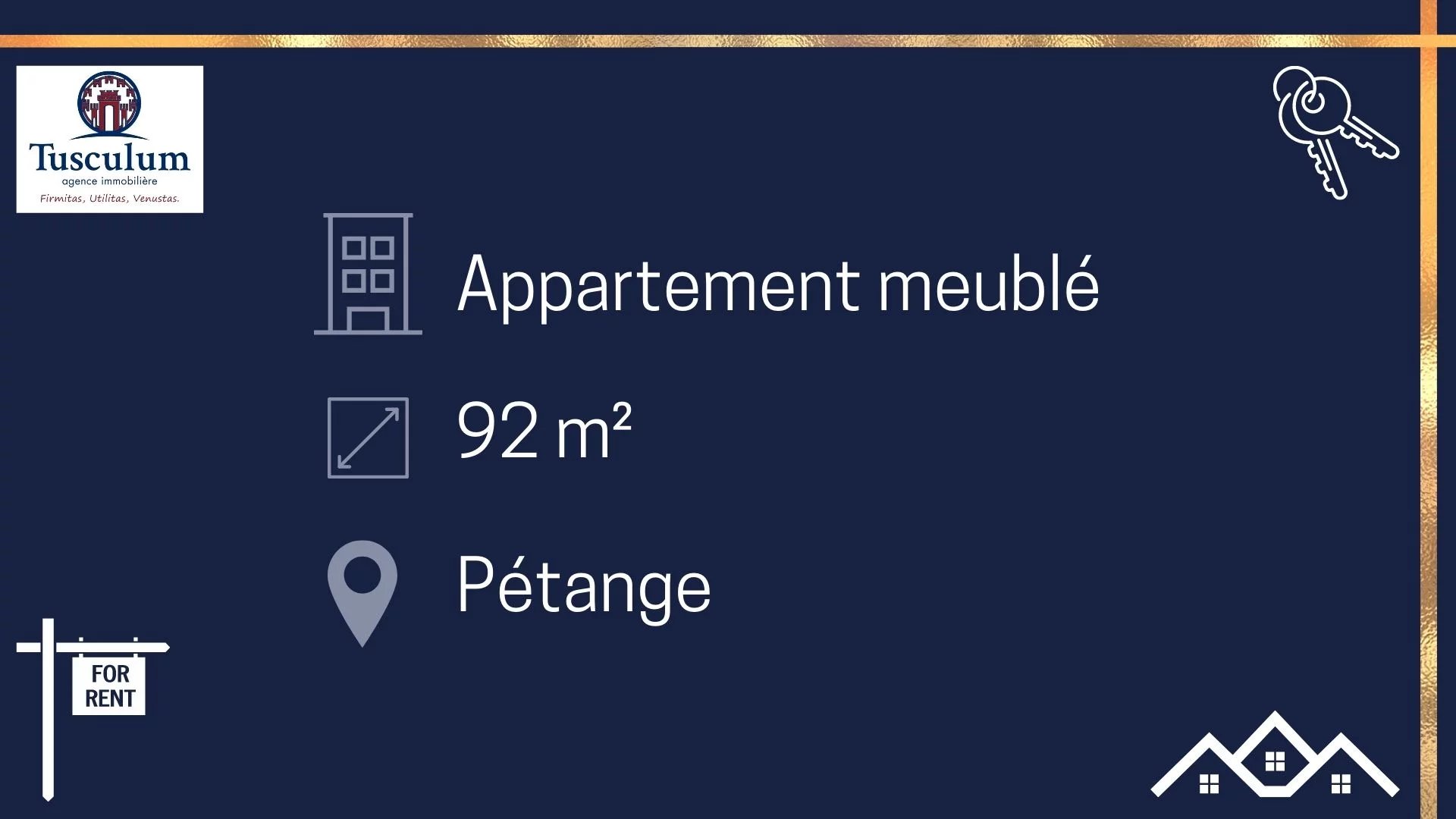 APPARTEMENT MEUBLE A PETANGE