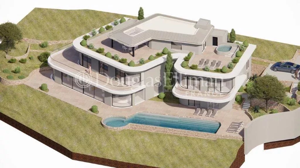 BEAUSOLEIL - VILLA CONTEMPORAINE VUE MER A RENOVER