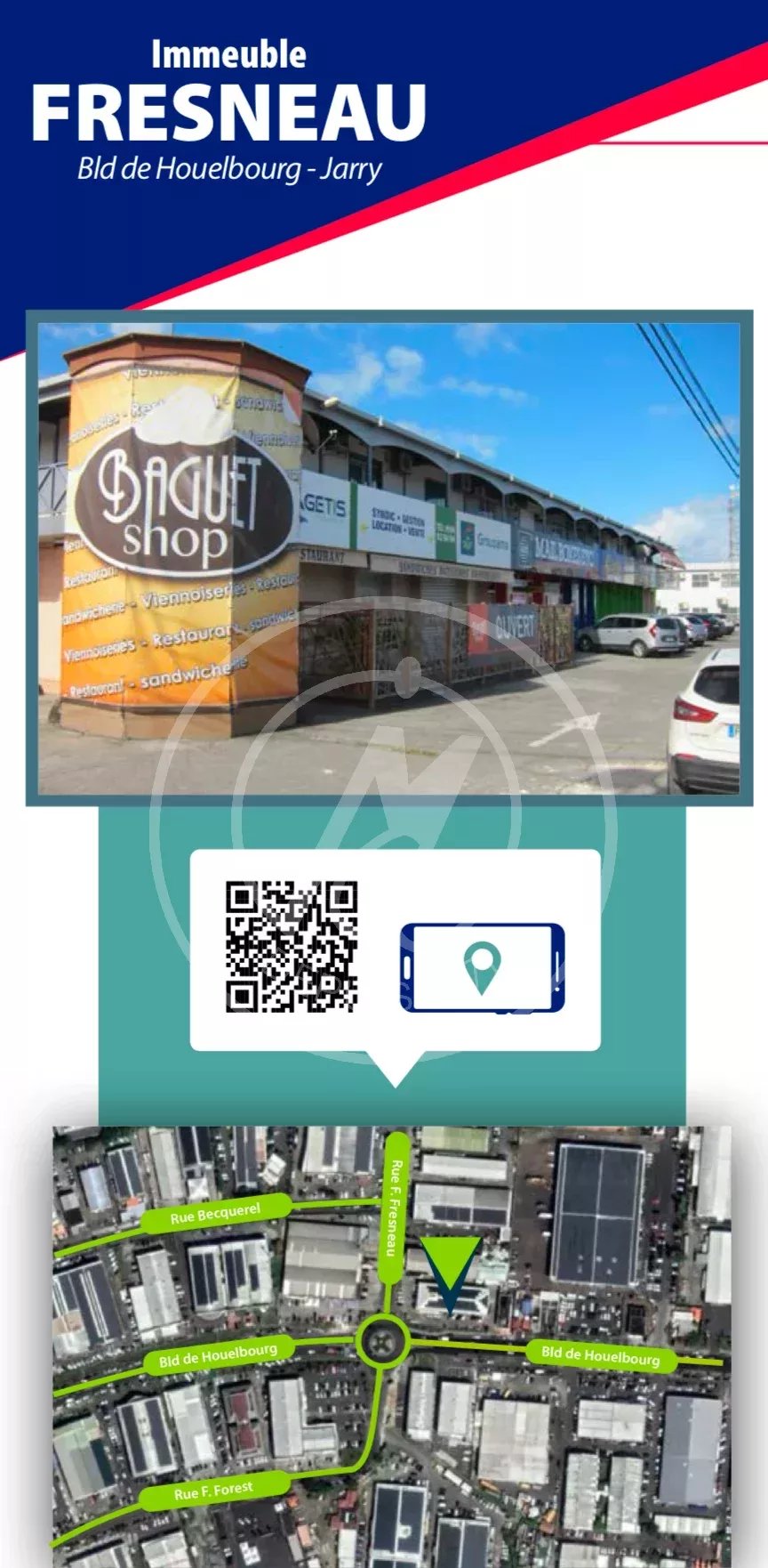 Location Local commercial Baie-Mahault