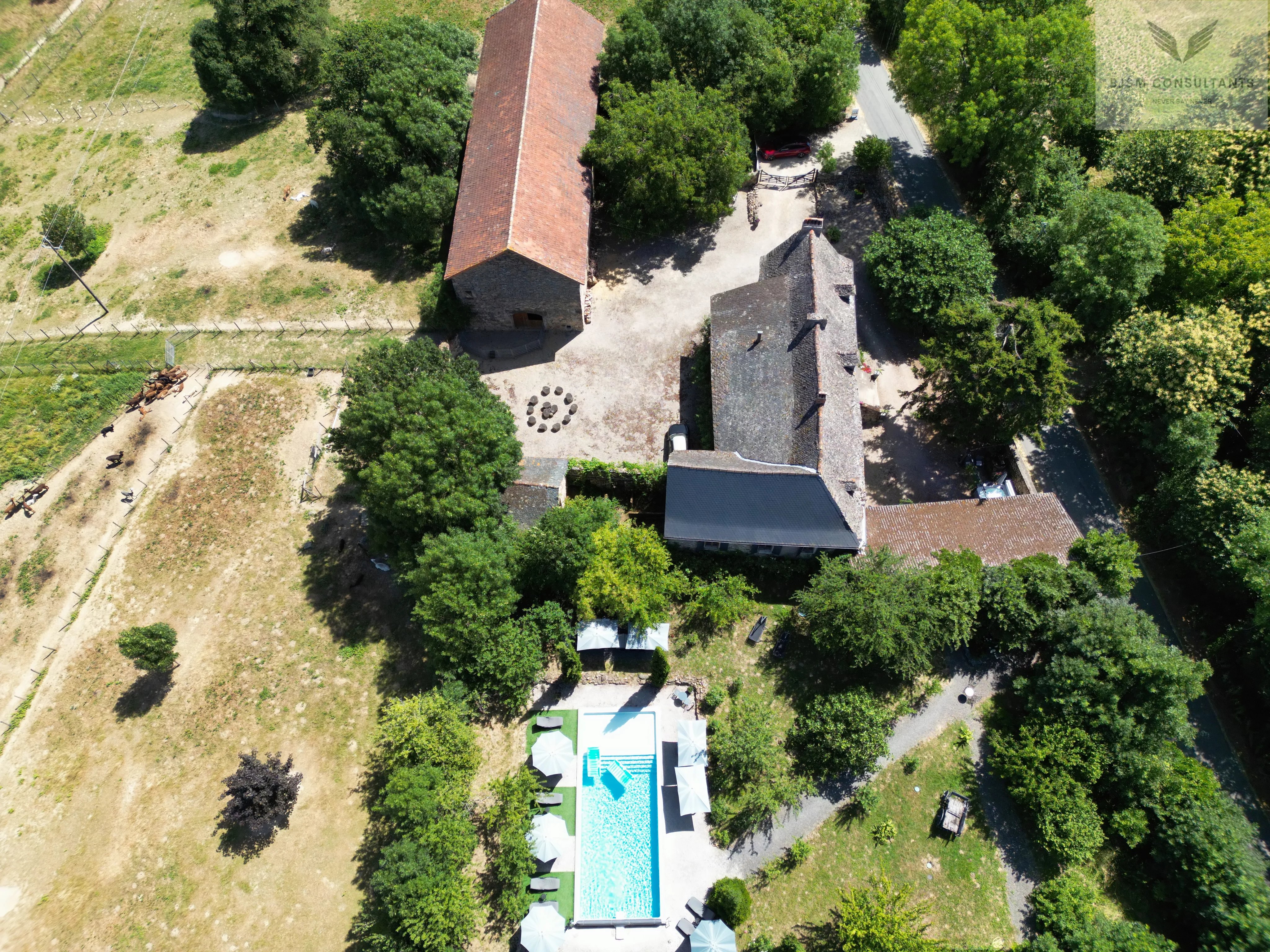 A Timeless Country Retreat with an Existing Business in the Heart of Aveyron