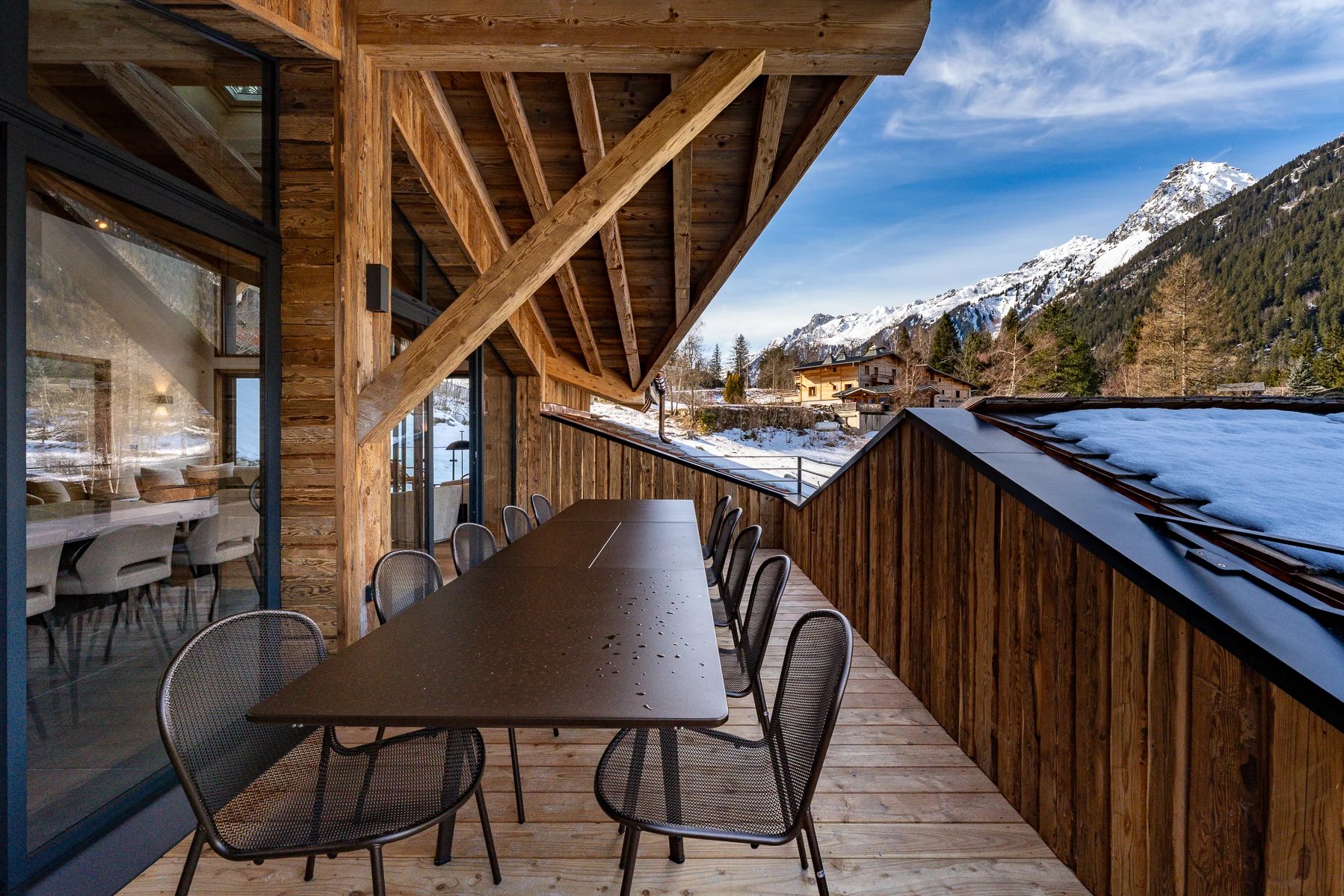 Photo of CHAMONIX – A recently completed, luxury 5-bedroom chalet with pool in le Lavancher