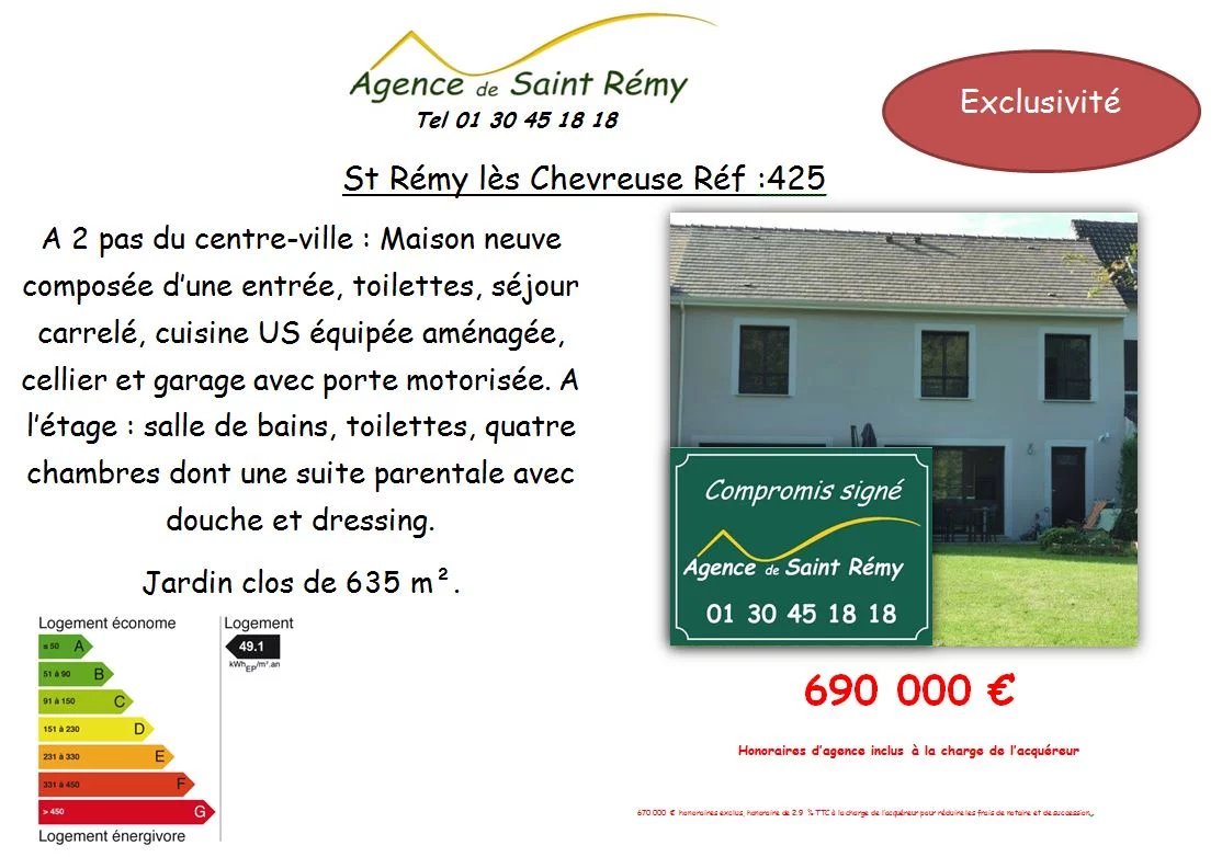 Vente Maison Saint-Rémy-lès-Chevreuse