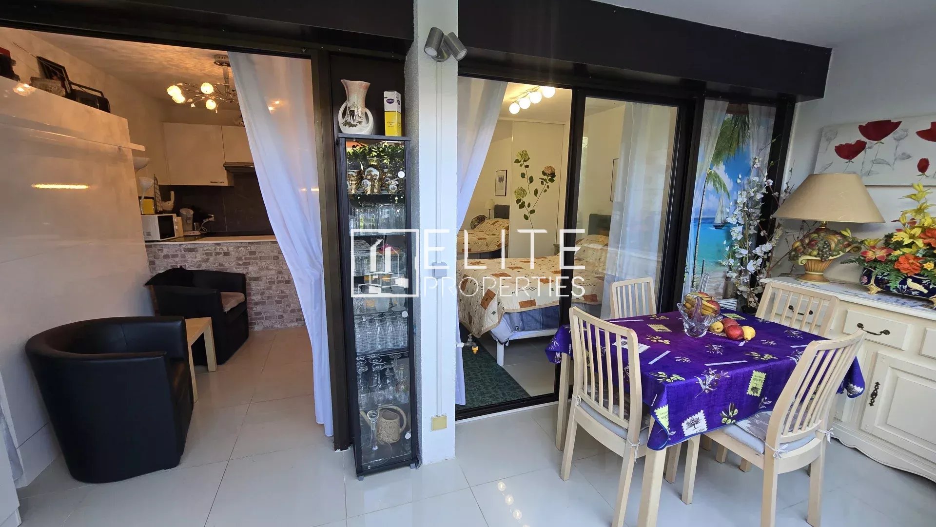 APPARTEMENT 2 PIÈCES DE 33m² + PISCINE, PARKING ET CAVE – MANDELIEU - Photo 4