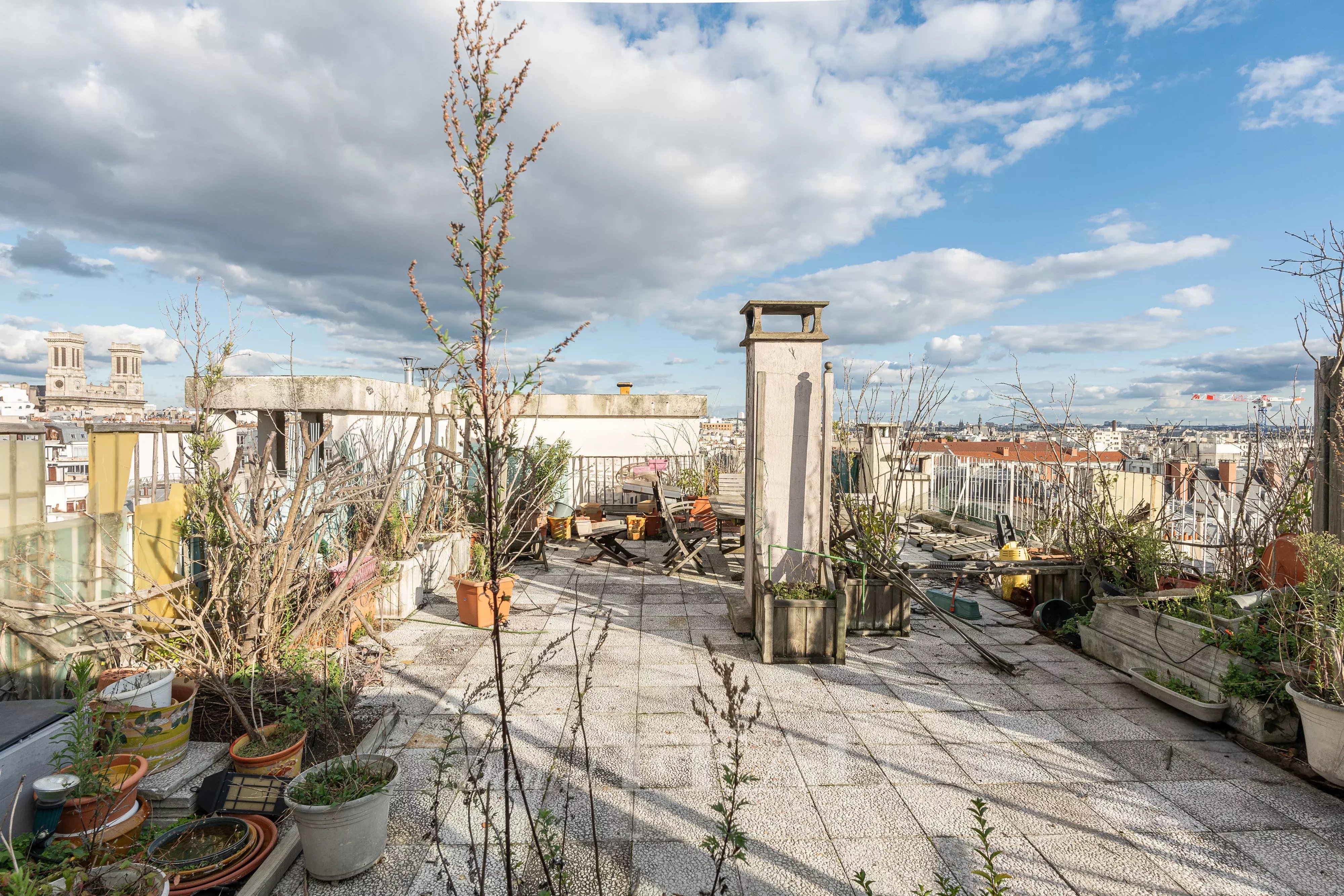 Terrasse de 100 m² à  360° sur Paris