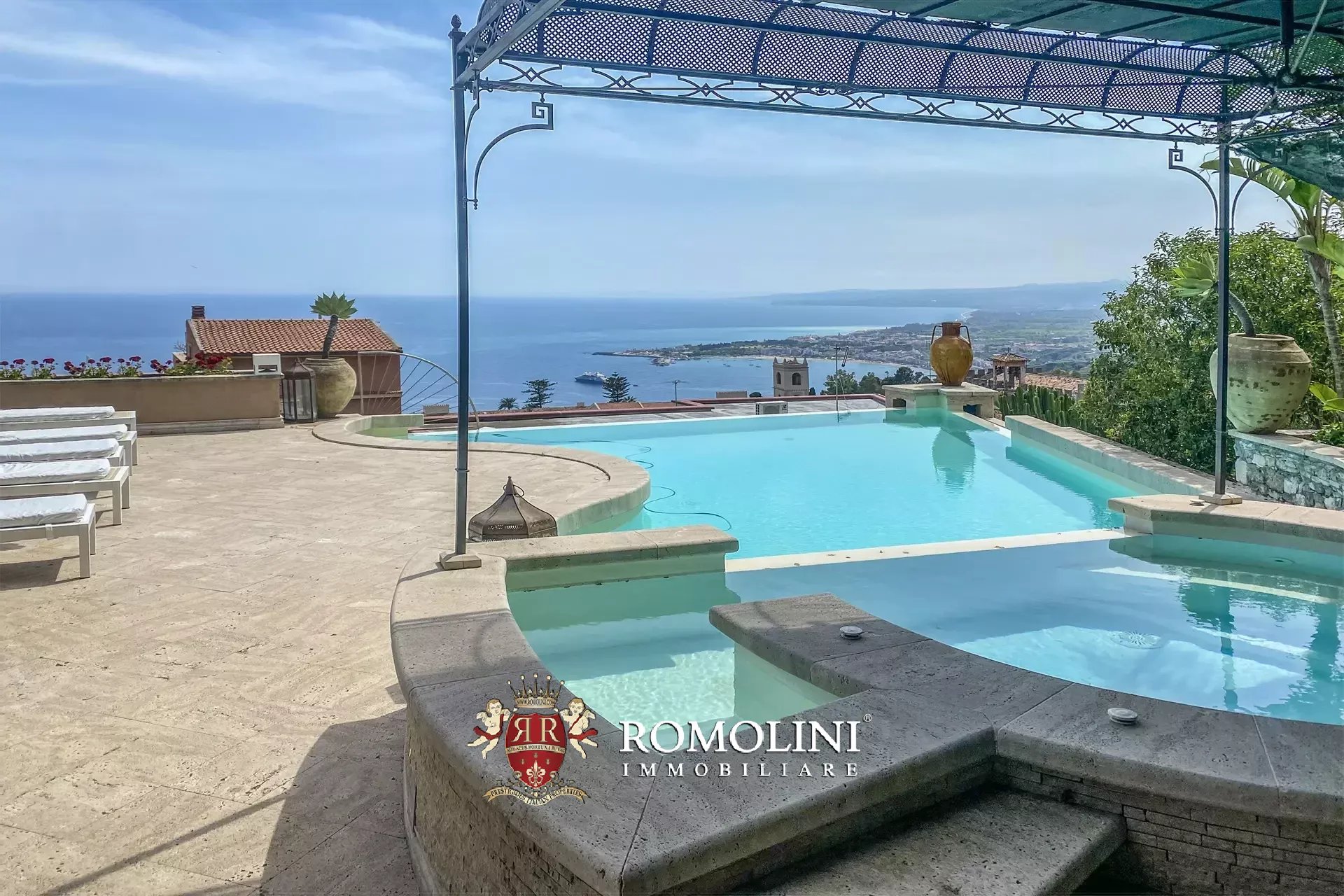 LUXURY SEA VIEW VILLA WITH POOL FOR SALE IN TAORMINA, SICILY