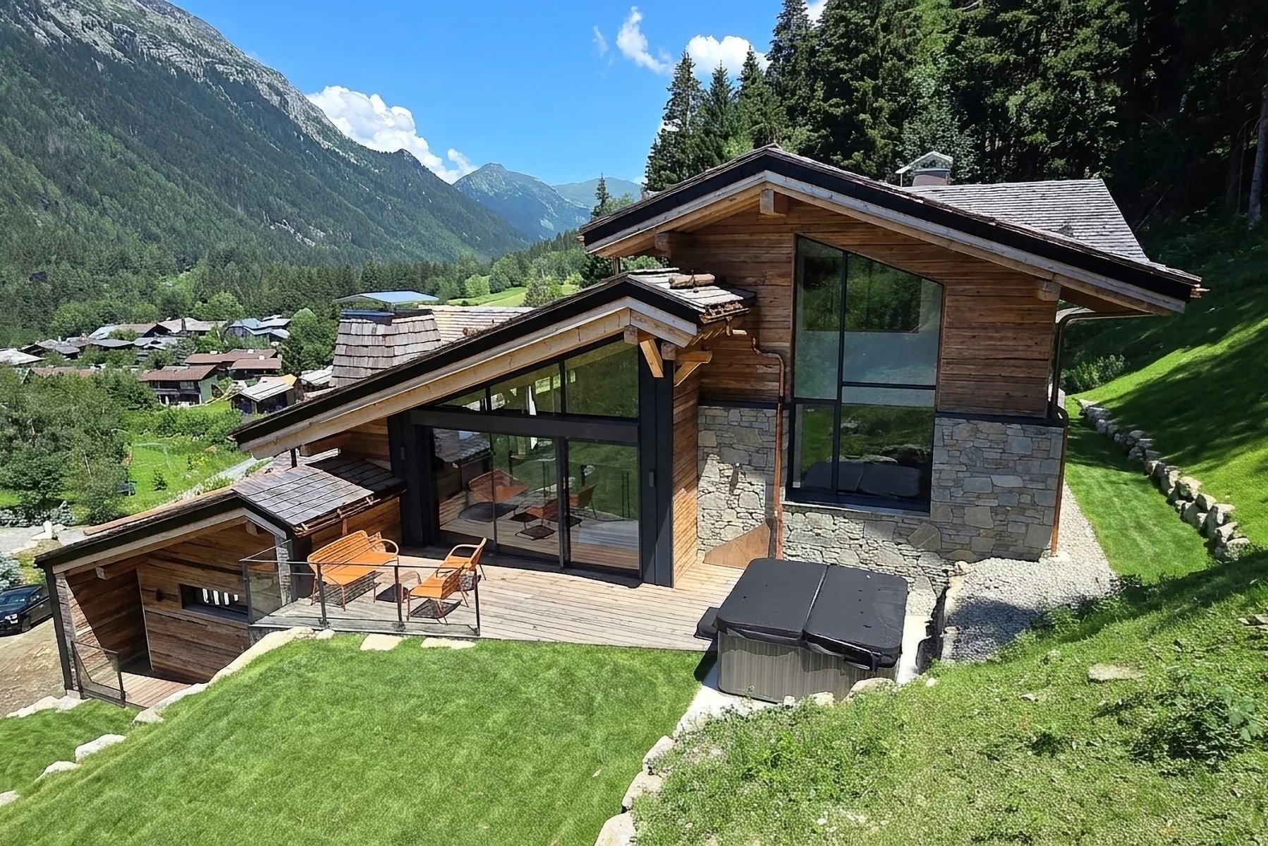 Photo of CHAMONIX – A luxury chalet with a pool