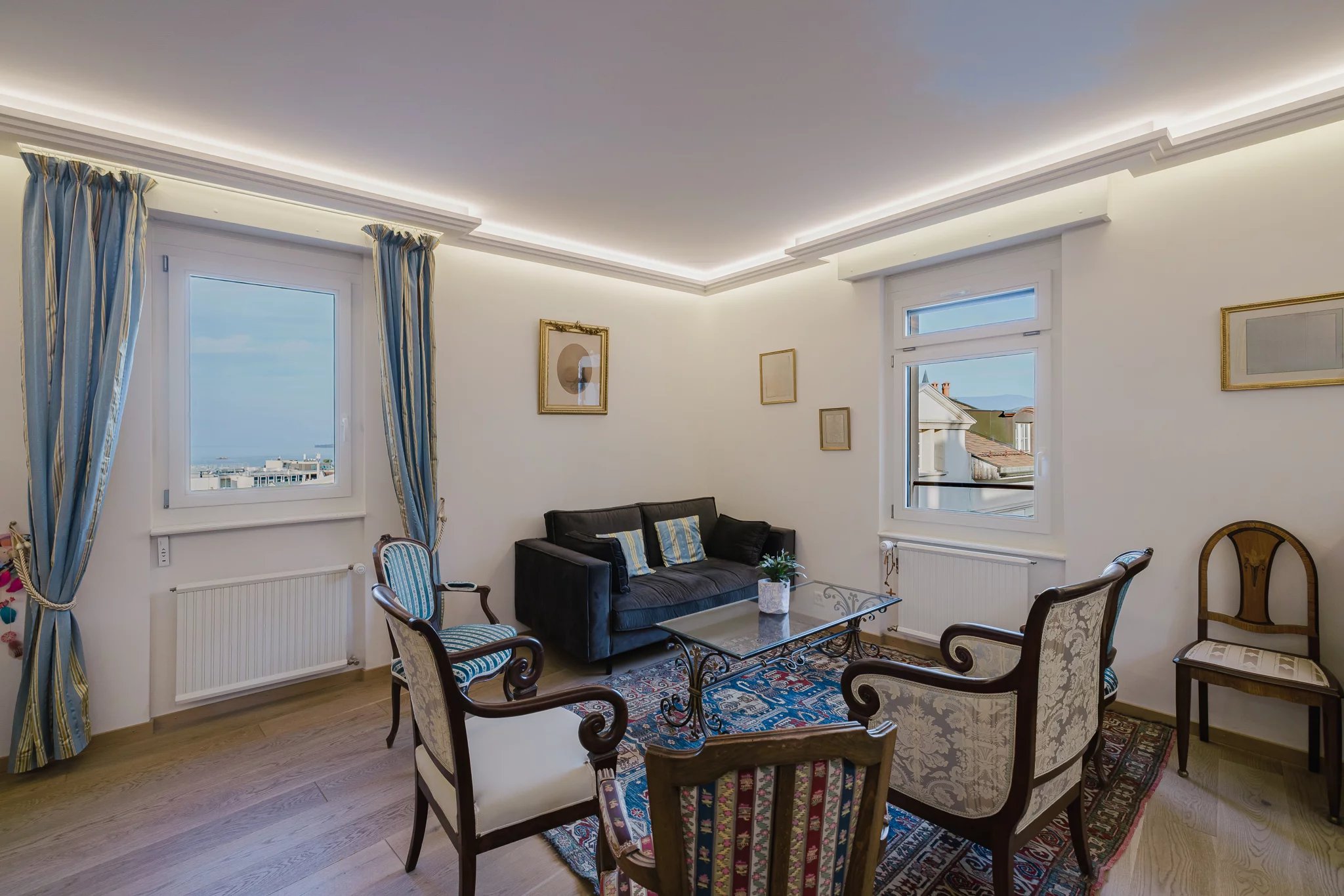 5-room apartment with lake and cathedral views