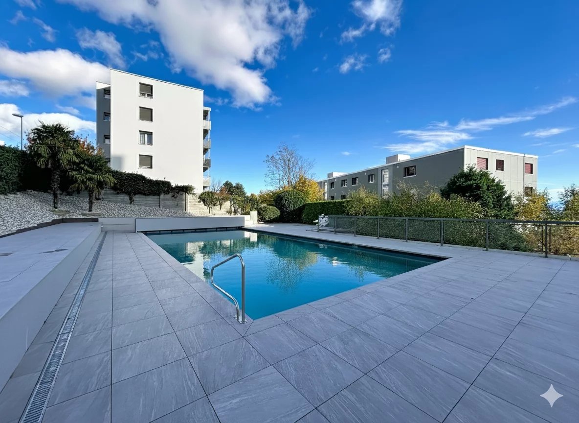 Appartement à Neuchâtel avec vue lac et alpes