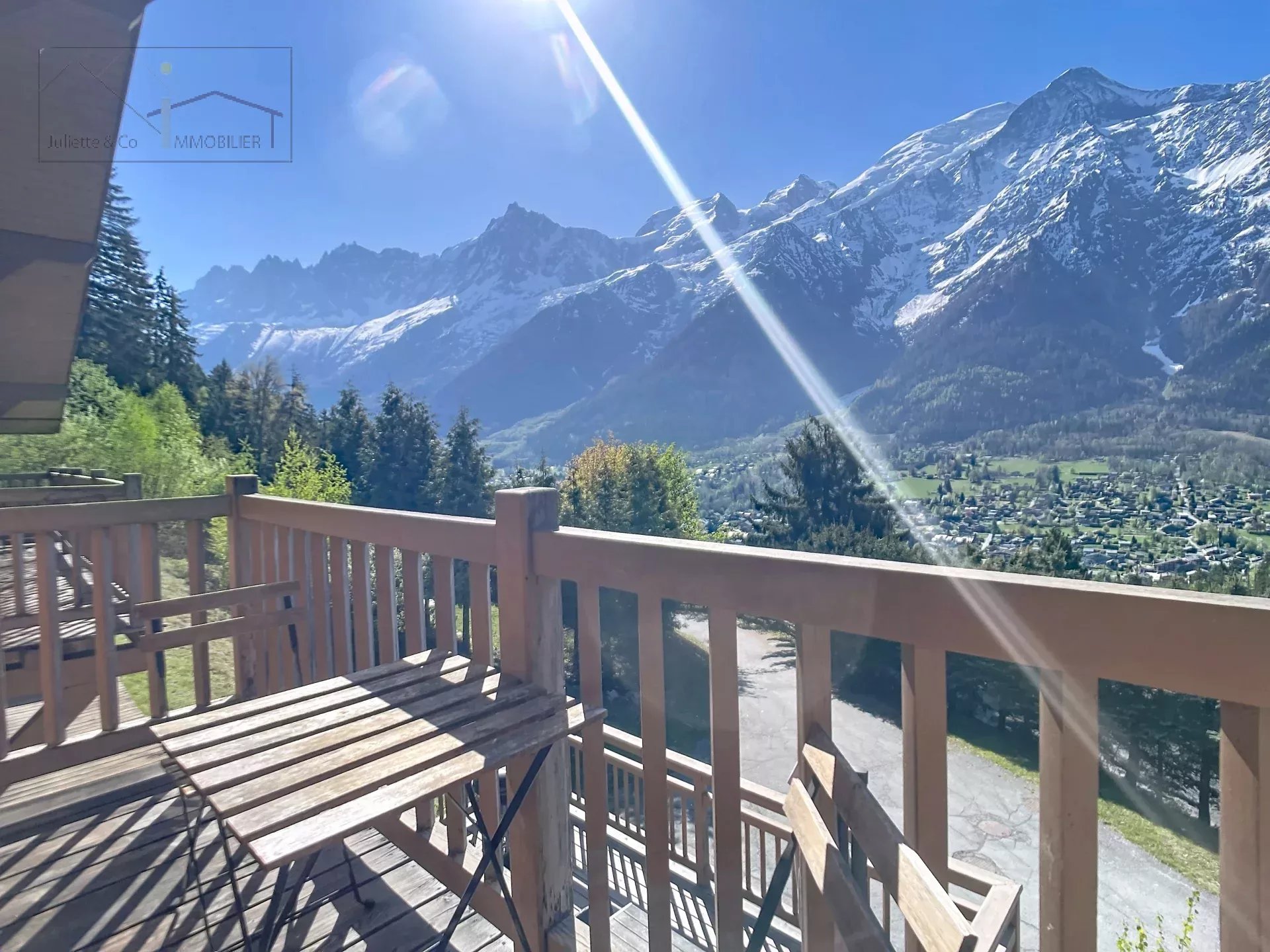 Appartement lumineux de 4 pièces aux Houches