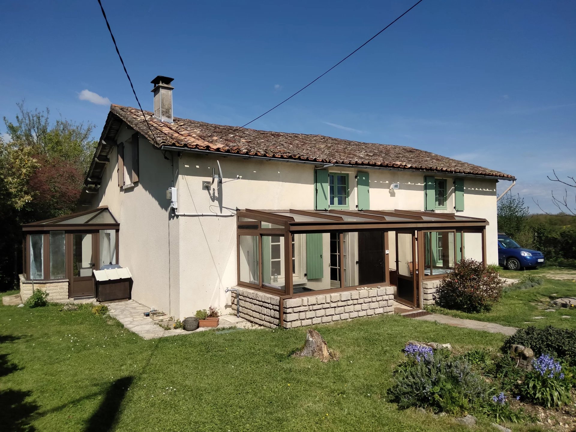 Maison de campagne de 2 chambres avec vue magnifique et espace à agrandir