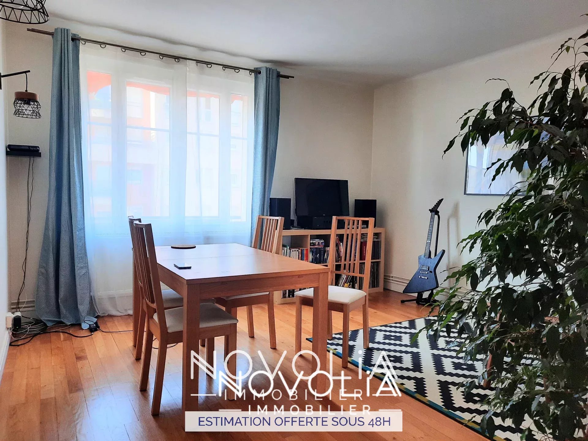 Achat Appartement Surface de 70.01 m/ Total carrez : 70 m, 3 pices, Villeurbanne (69100)