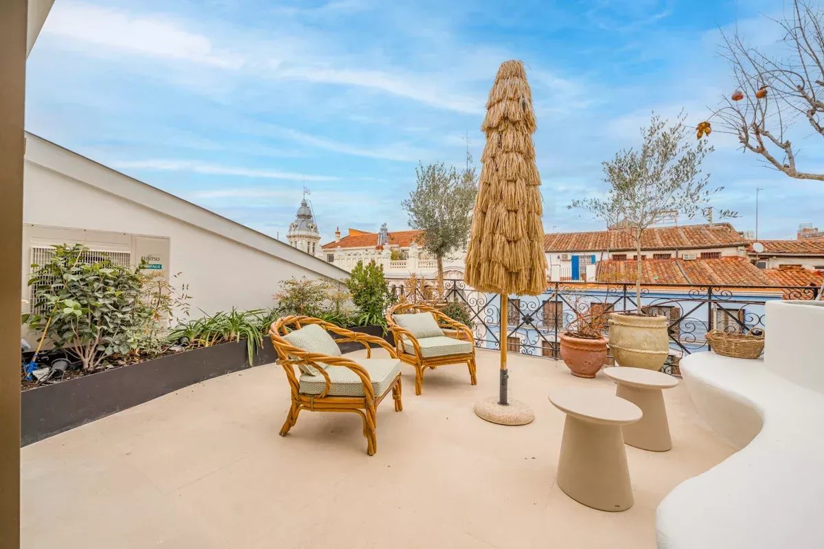 Penthouse avec terrasse conçu par Tristan Domecq