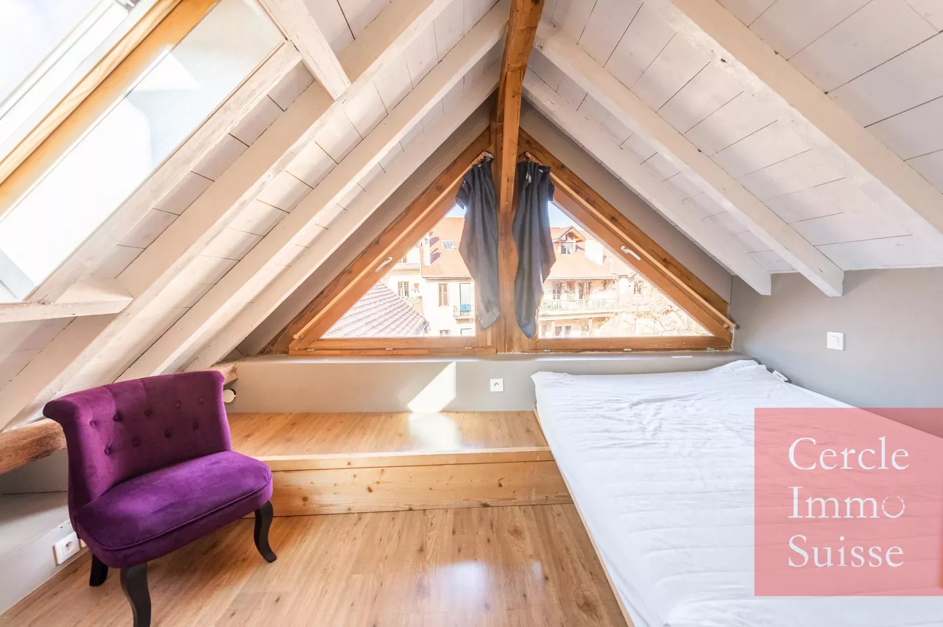 T3 Duplex à Vendre – Vue d’Exception en Vieille Ville d’Annecy - Photo 4