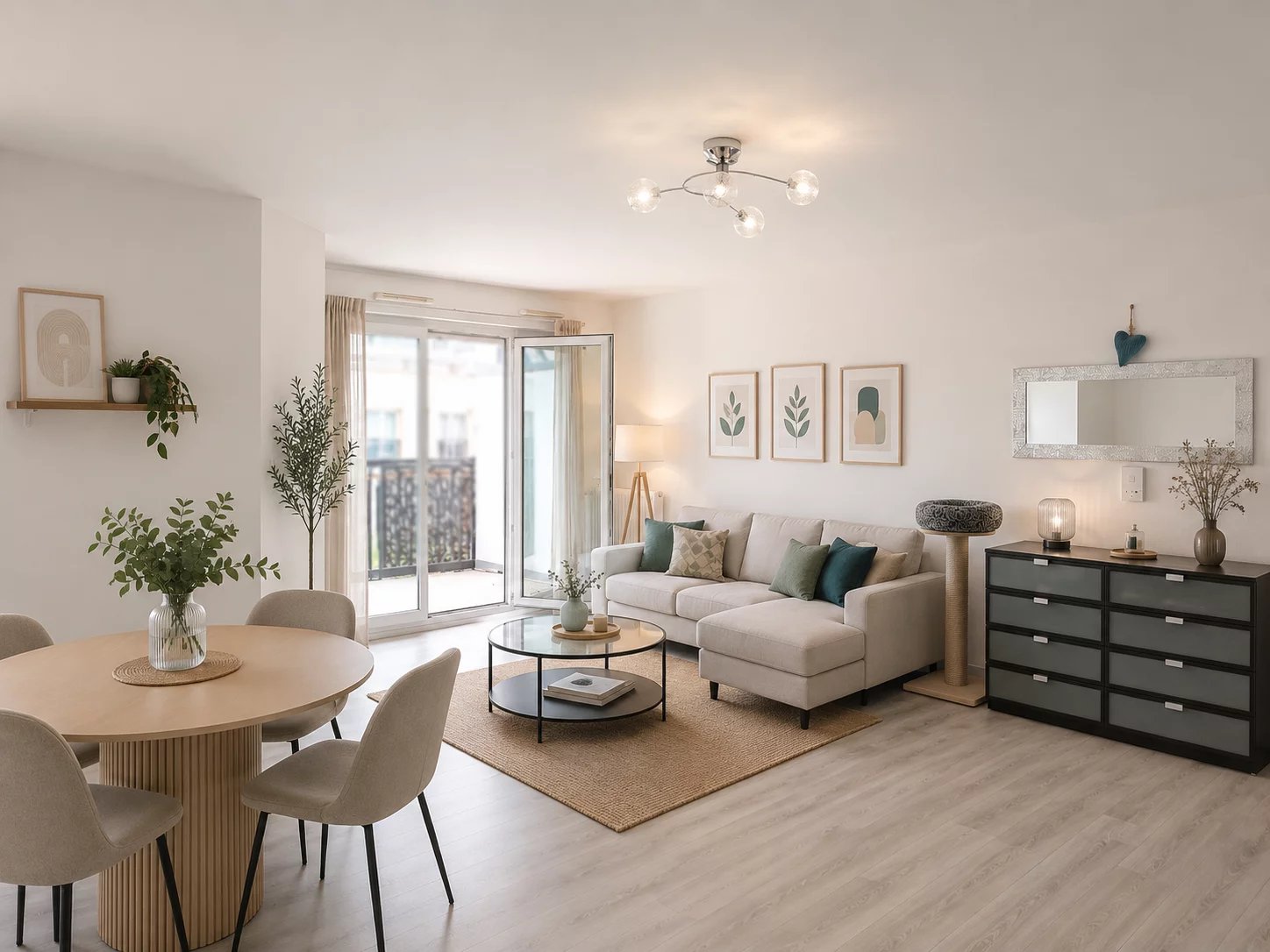 GRAND APPARTEMENT CLE EN MAINS AU COEUR DE VILLE DANS RESIDENCE RECENTE !