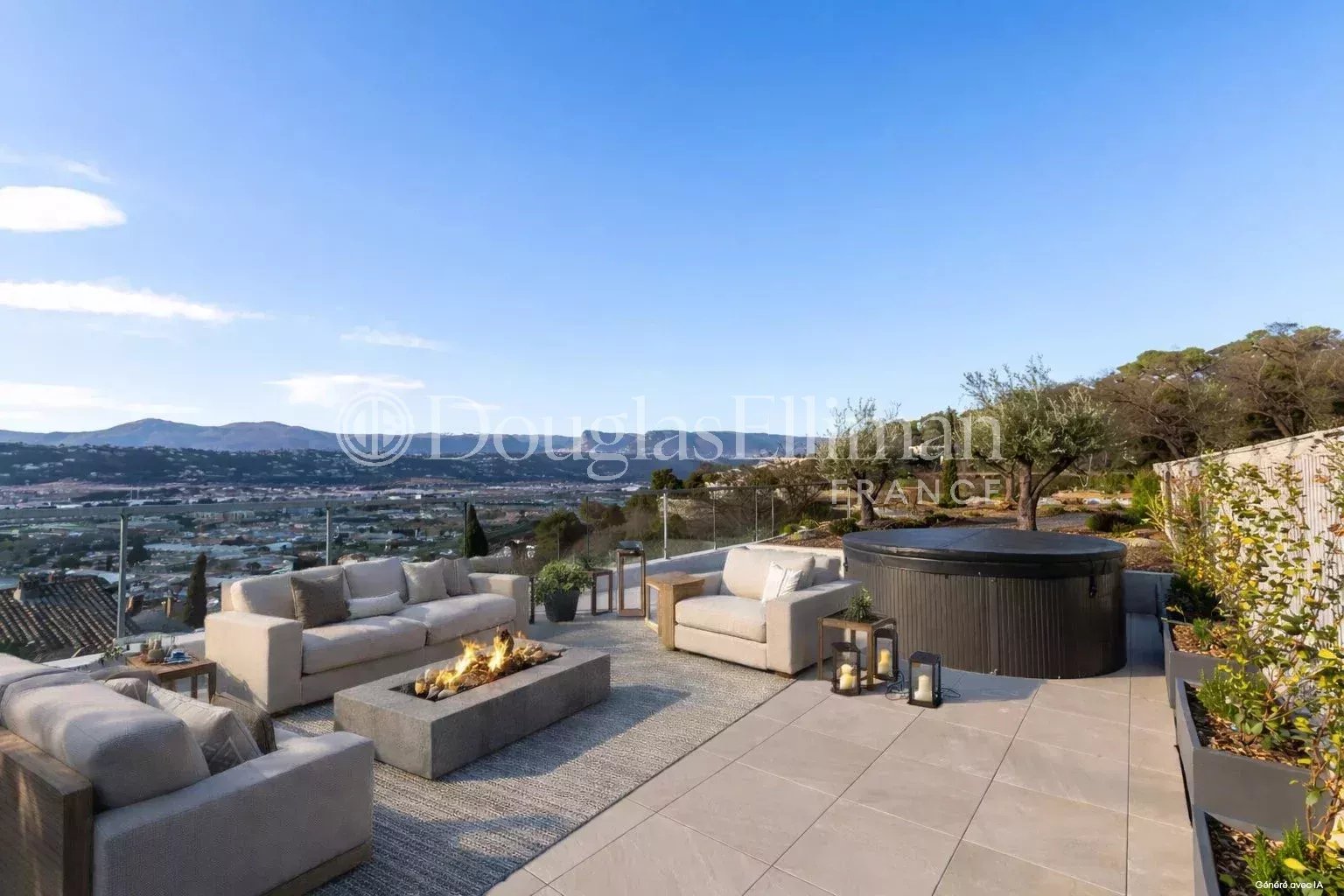 NICE – Penthouse 5 pièces avec toit terrasse jacuzzi et jardin vue mer corniche fleurie - Image nᵒ3