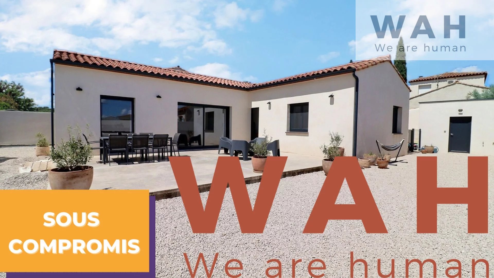 VENTE VILLA PLAIN-PIED  5 PIECES 34800 CANET