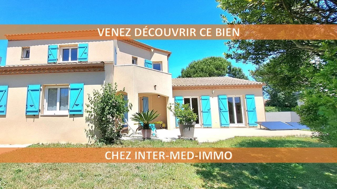 A Vendre Le Grau d'Agde Villa de 5 pièces 4 faces libres sur un terrain de 870m²