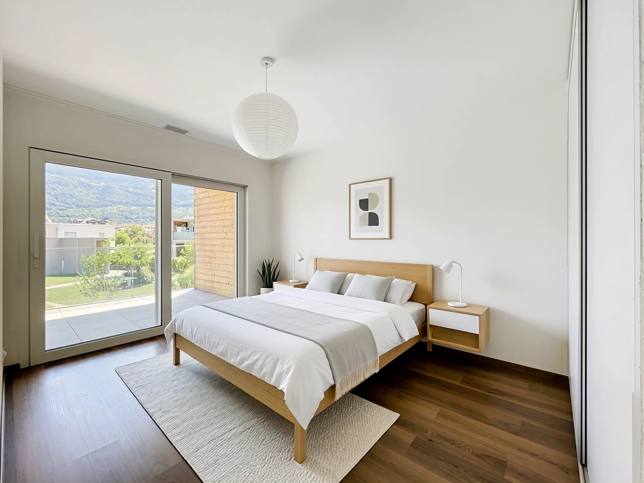 Villa contemporaine avec jardin et terrasses