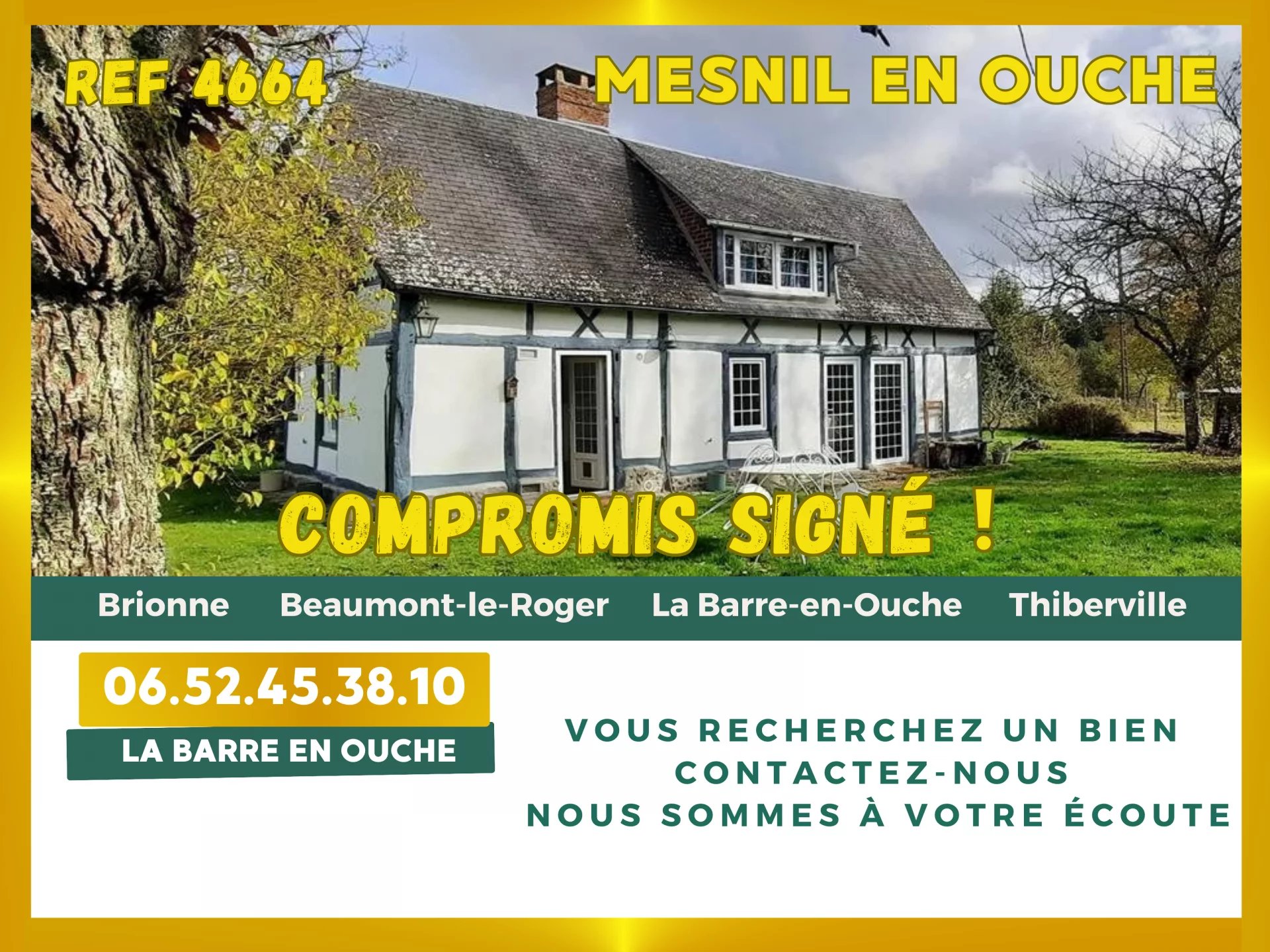 Agence immobilière de AGENCE DE LA BARRE EN OUCHE