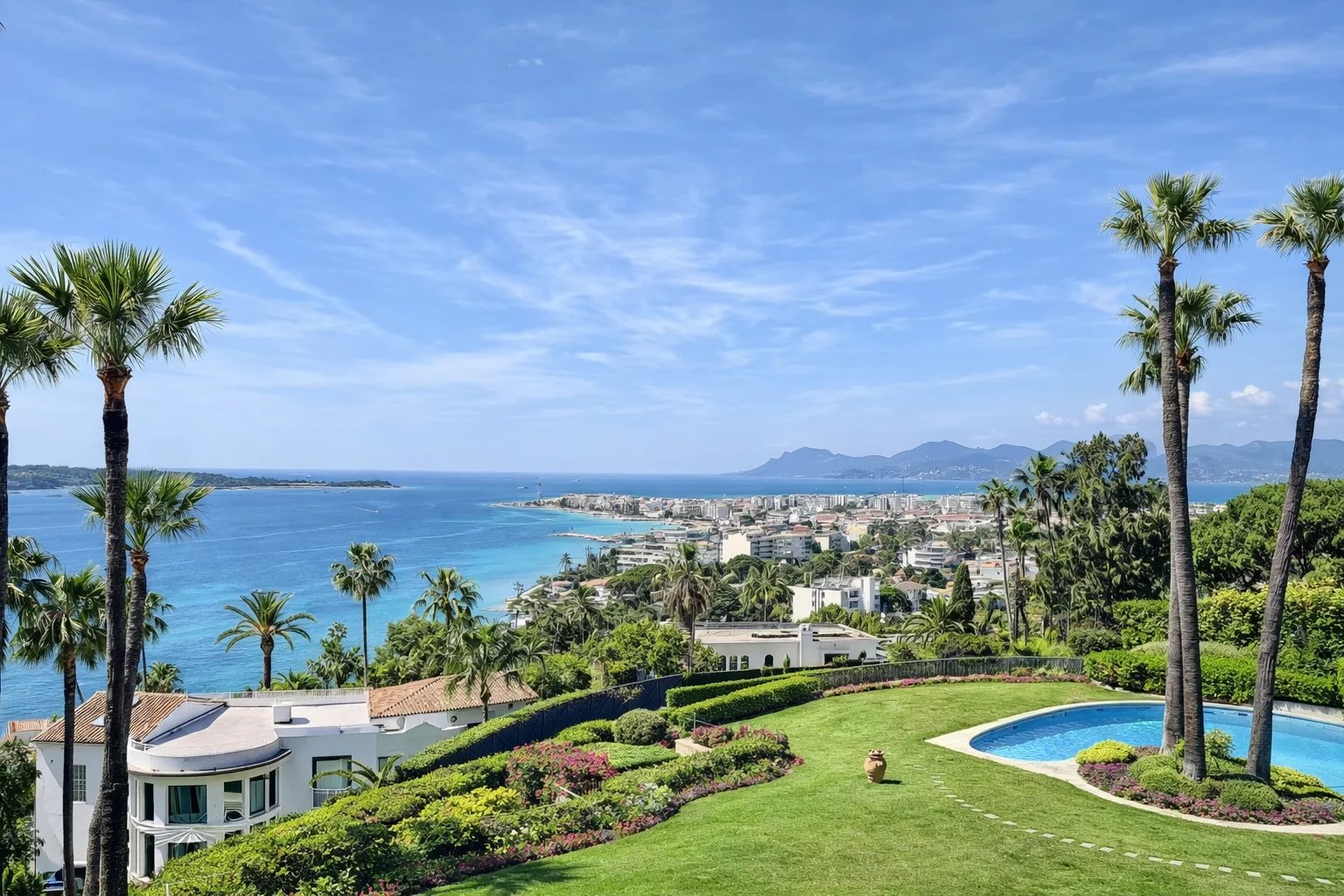 Cannes Californie - Appartement avec Toit terrasse 150 m²  - Vue mer
