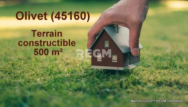 OLIVET (45160) - Terrain constructible bien dimensionné de 5