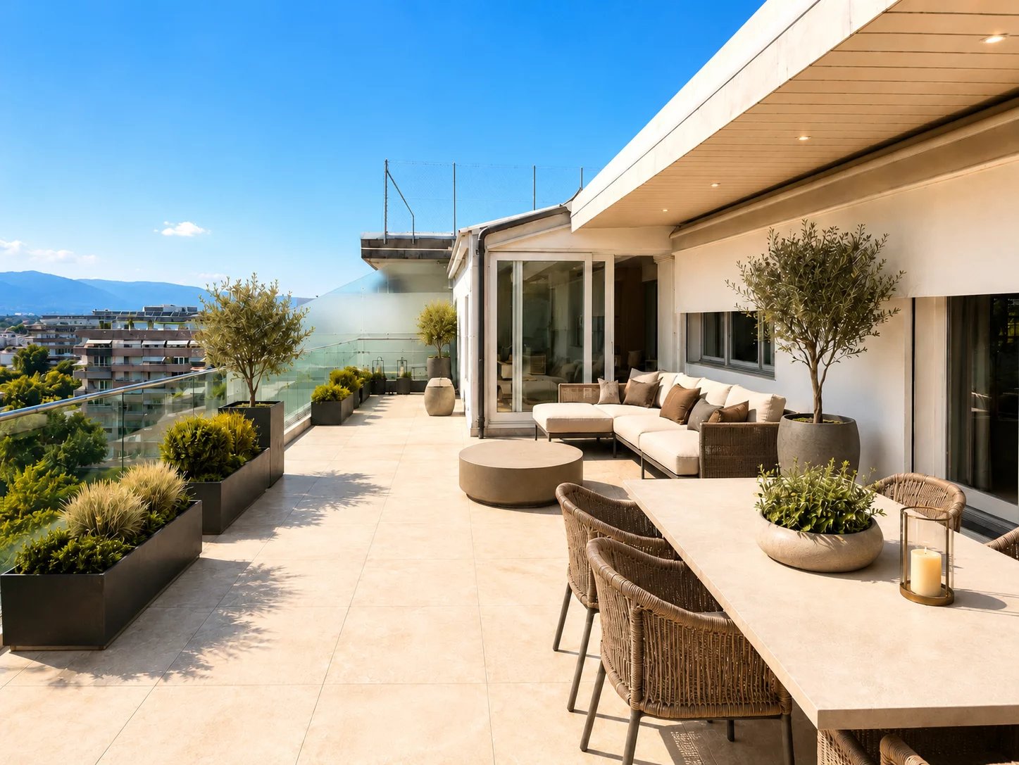 Penthouse duplex in Champel, Geneva