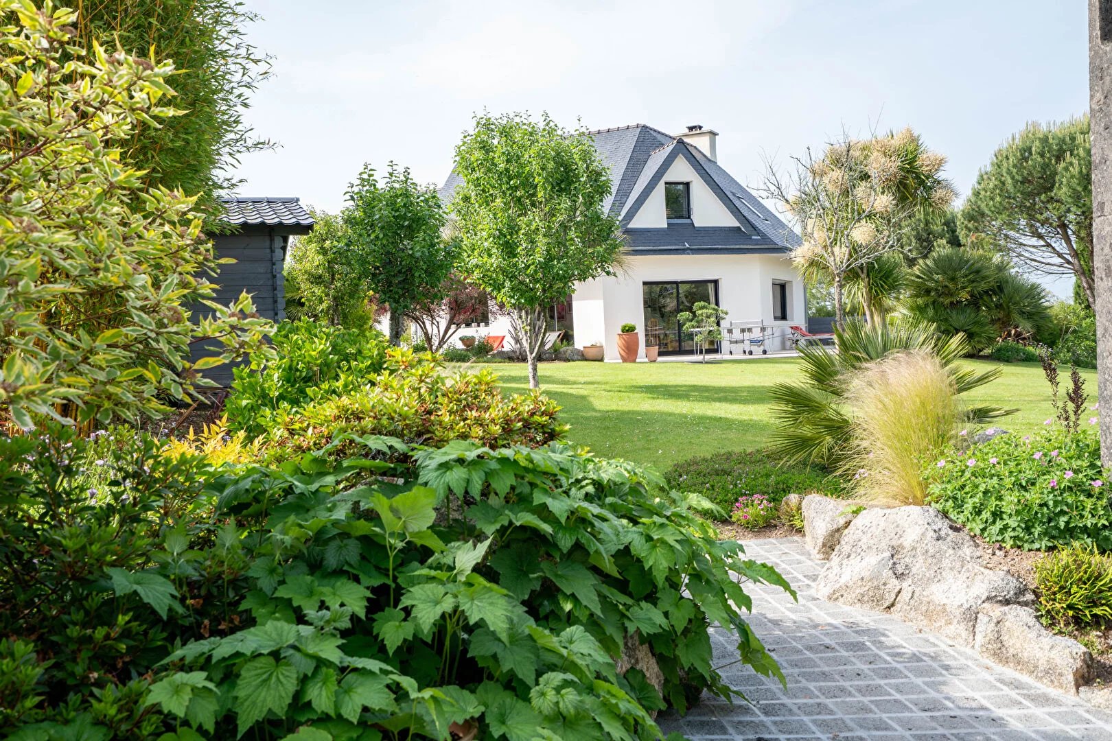 A vendre dans un quartie recherché d'Ergue Gaberic Maison  de 148.21 m² avec 4 chambre 2517 M² de terrain