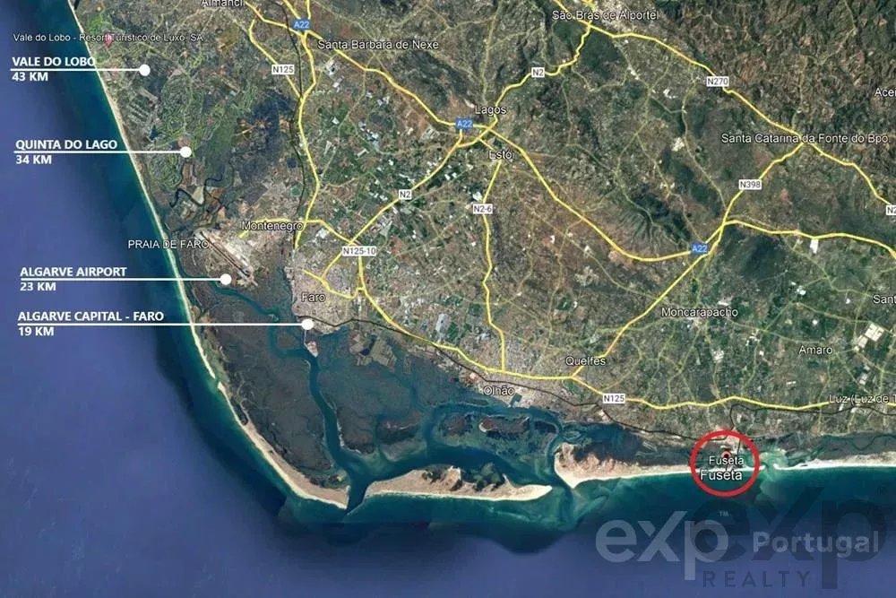 Terreno para construção de condominio privado de luxo na Fuseta, Algarve