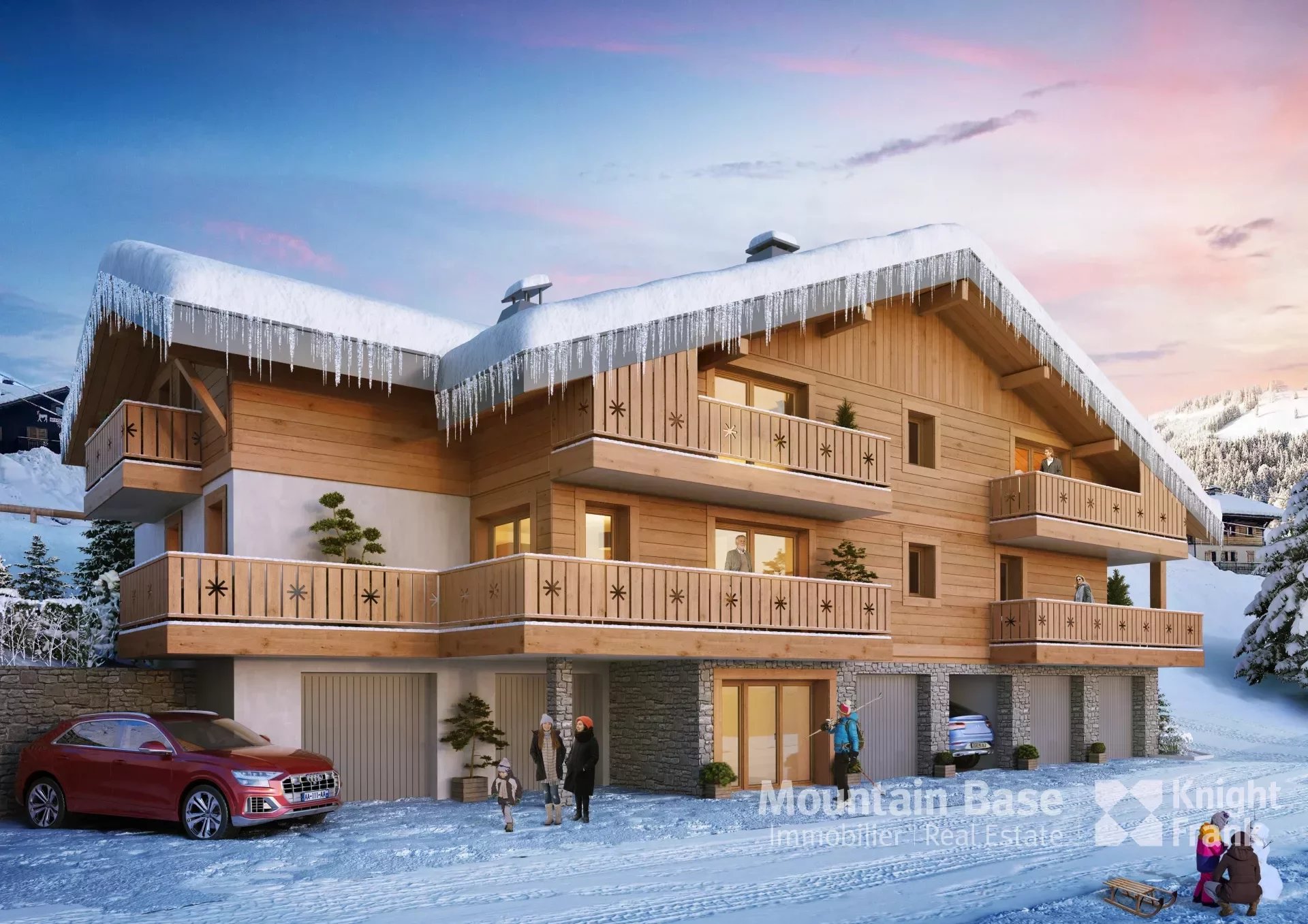 A ground floor 3 bed souplex apartment with an extra bunk room Accommodation in Chamonix