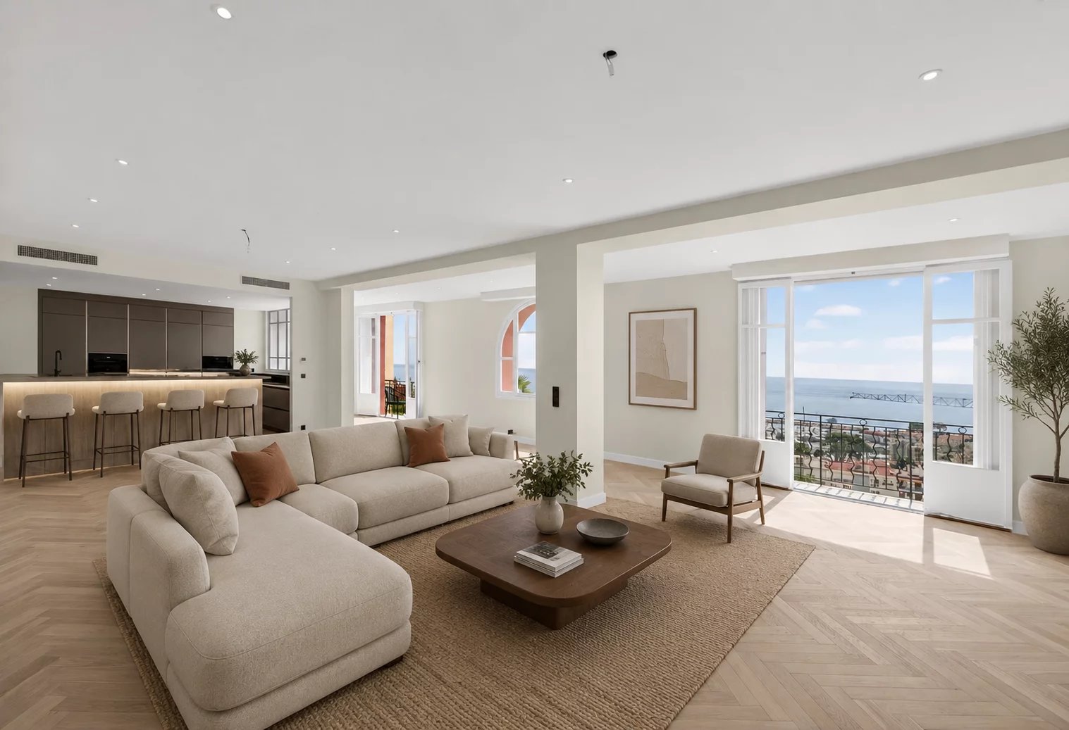 Beaulieu-sur-mer - Appartement d’exception – Vue mer panoramique – Résidence de standing