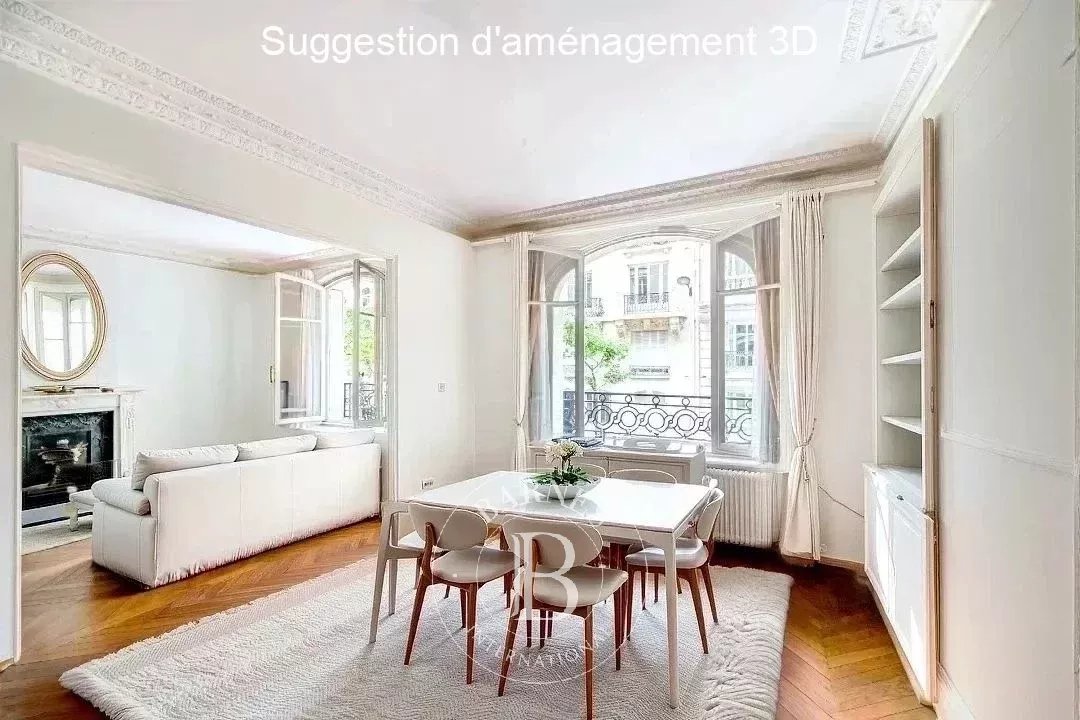 Exclusive listing - Neuilly - Berteaux Dumas - 116m² (1,248 sq ft) apartment - Period charm