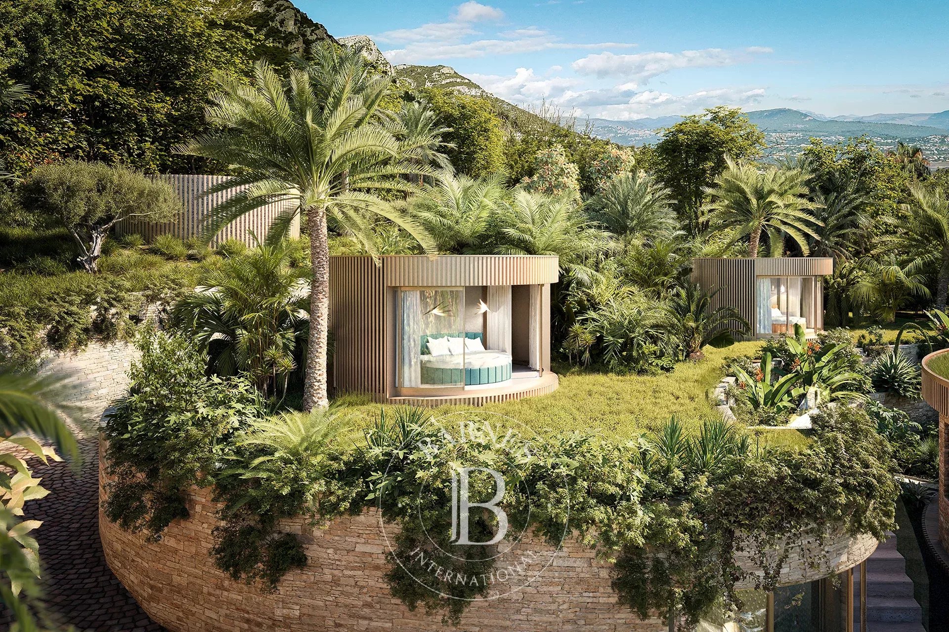 EXCEPTIONAL VILLA IN VENCE  WITH PANORAMIC SEA AND RIVIERA VIEWS - picture 9 title=