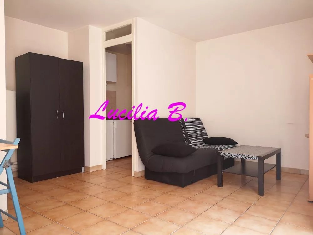 Appartement studio meublé  avec cour privative
