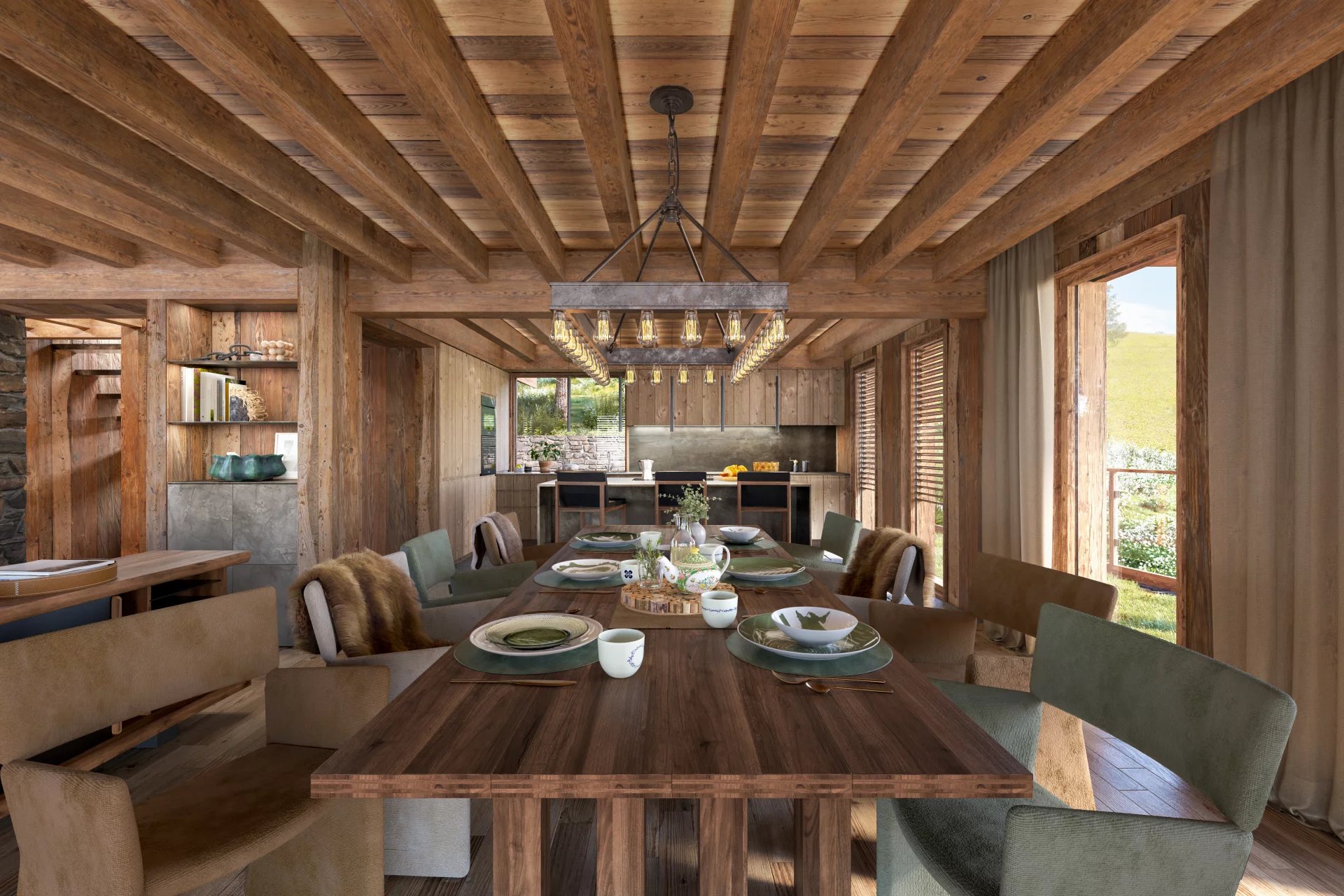 Luxury chalet under construction - Crans-Montana