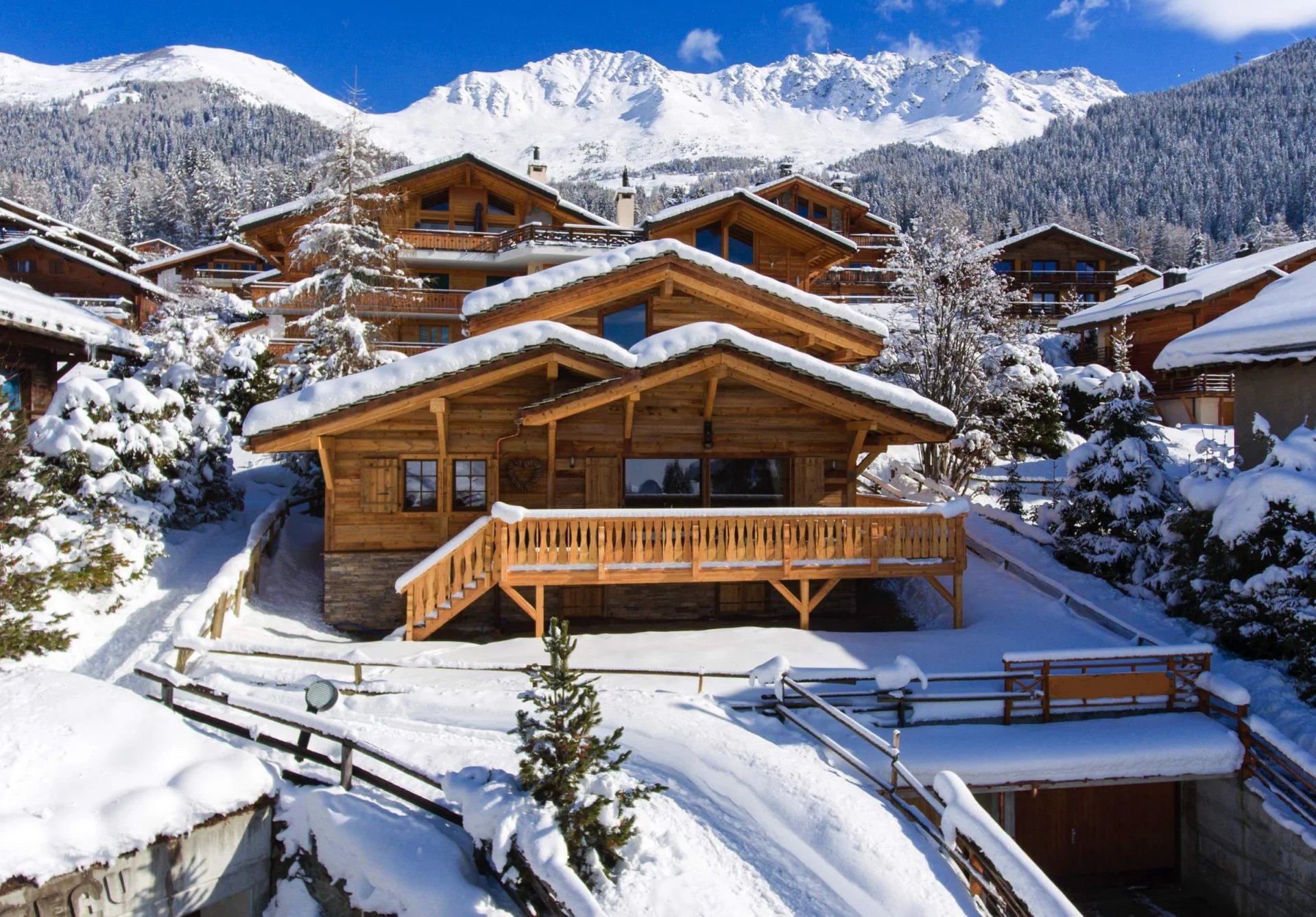 Verbier - Location saisonnière - Chalet - Maison - 10 Personnes - 5 Chambres - 5 Salles de bain - Hammam