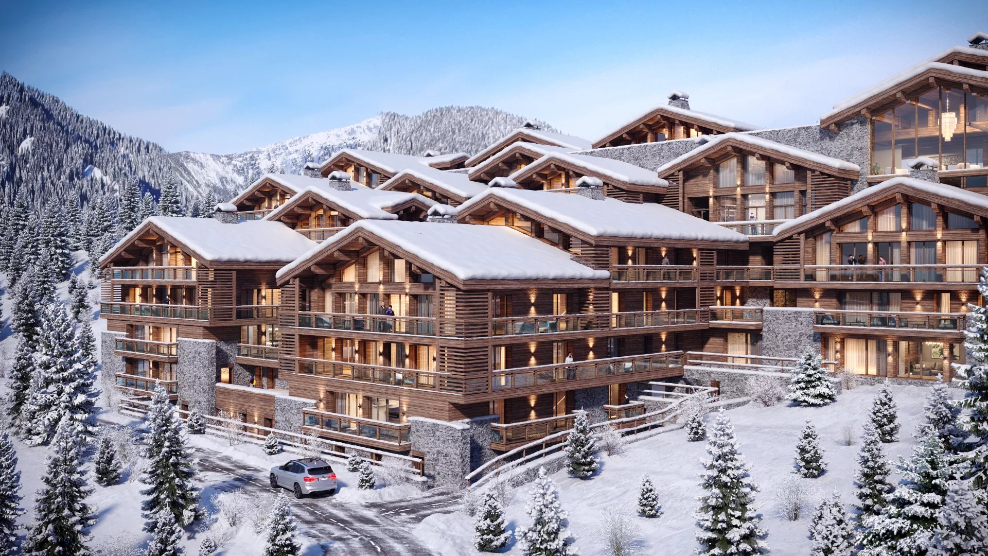 COURCHEVEL – Huit lodges 3 chambres et cabine - Image nᵒ2