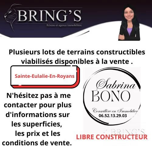 Vente Terrain constructible Sainte-Eulalie-en-Royans