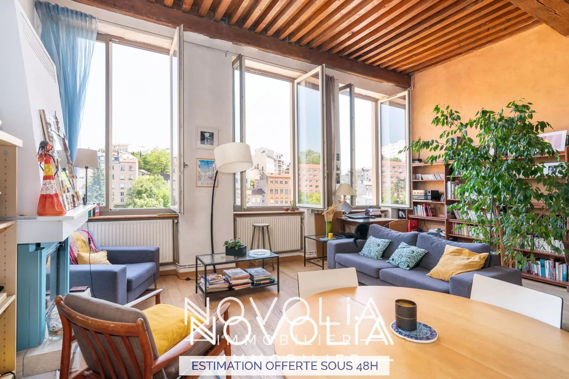 Achat Appartement Surface de 146 m/ Total carrez : 118.1 m, 5 pices, Lyon 4me (69004)