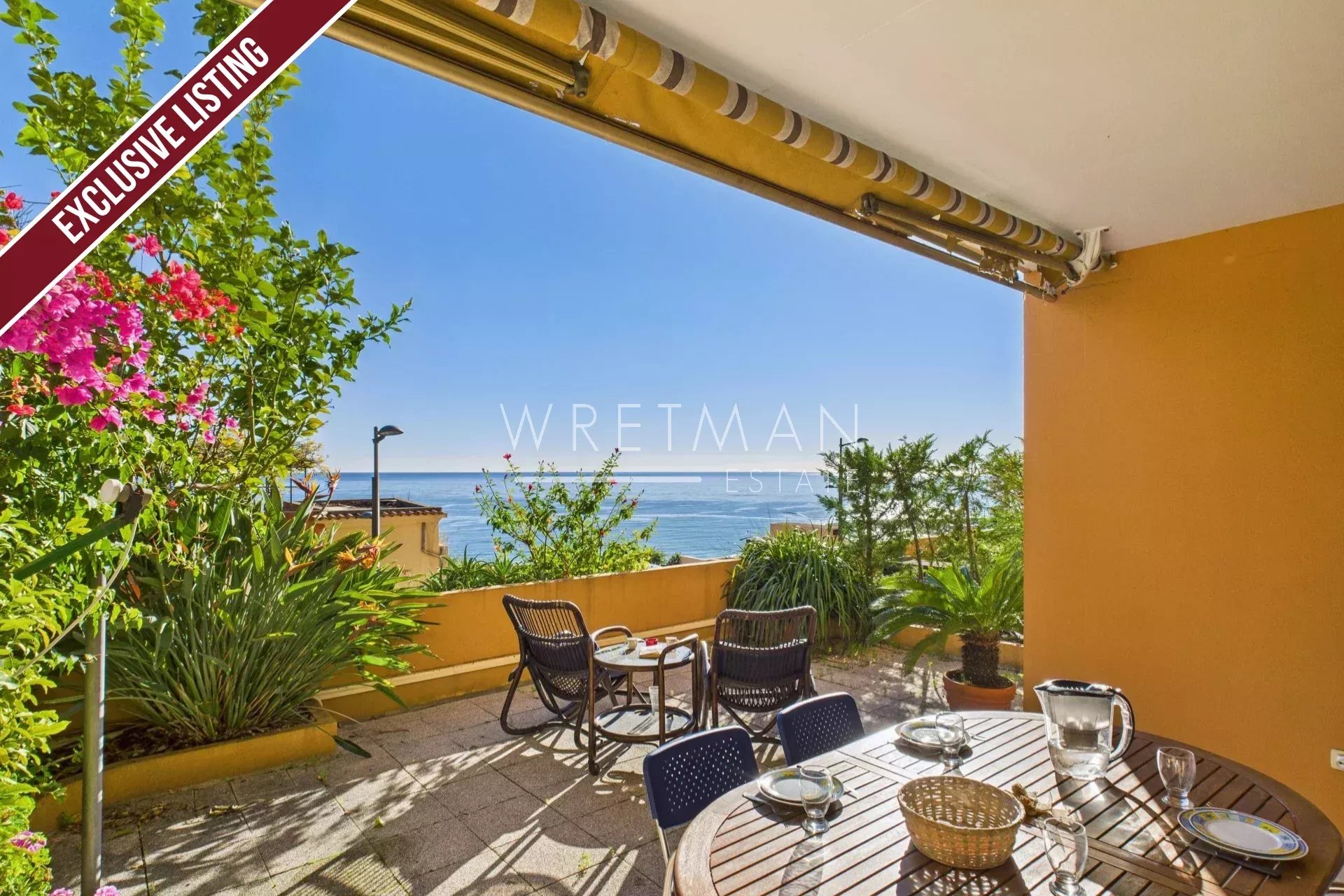Splendide 2 pièces avec terrasse vue mer et garage - Menton Garavan