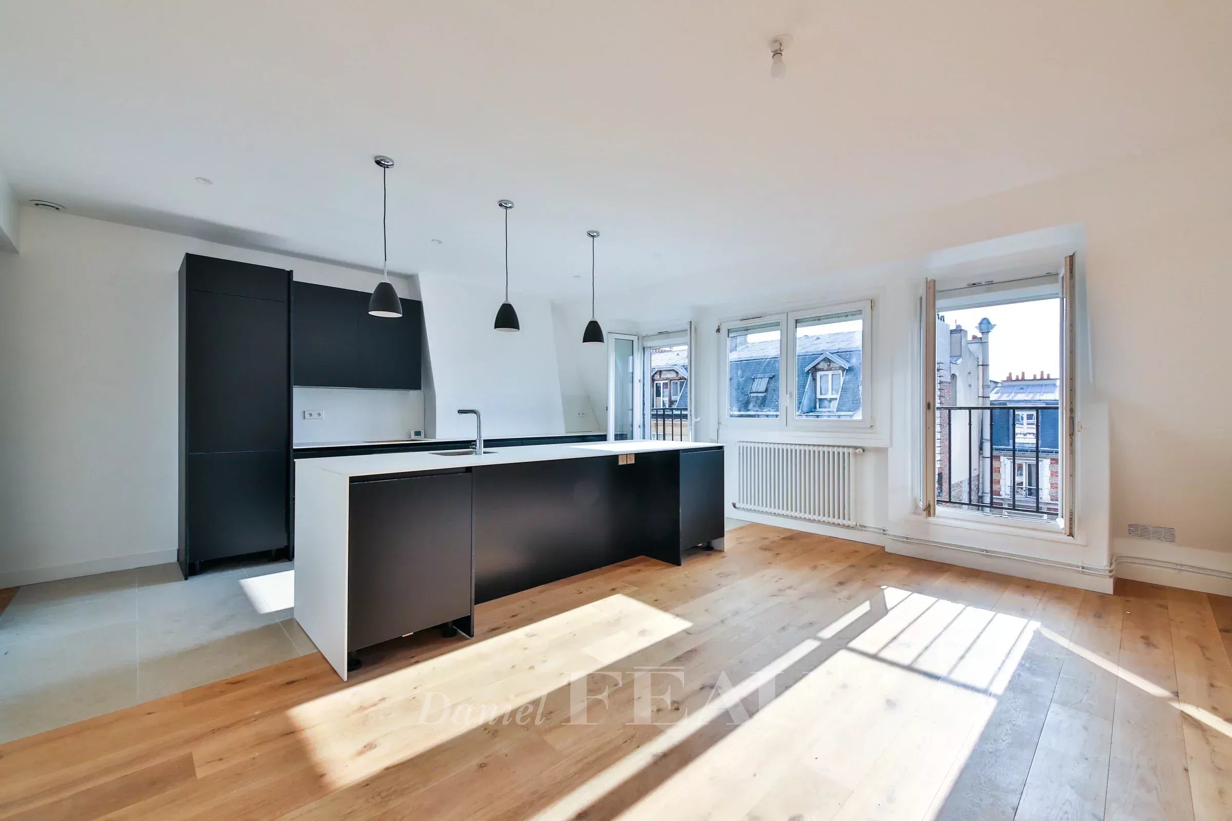 Kitchen Wooden floor Tile Kitchen island