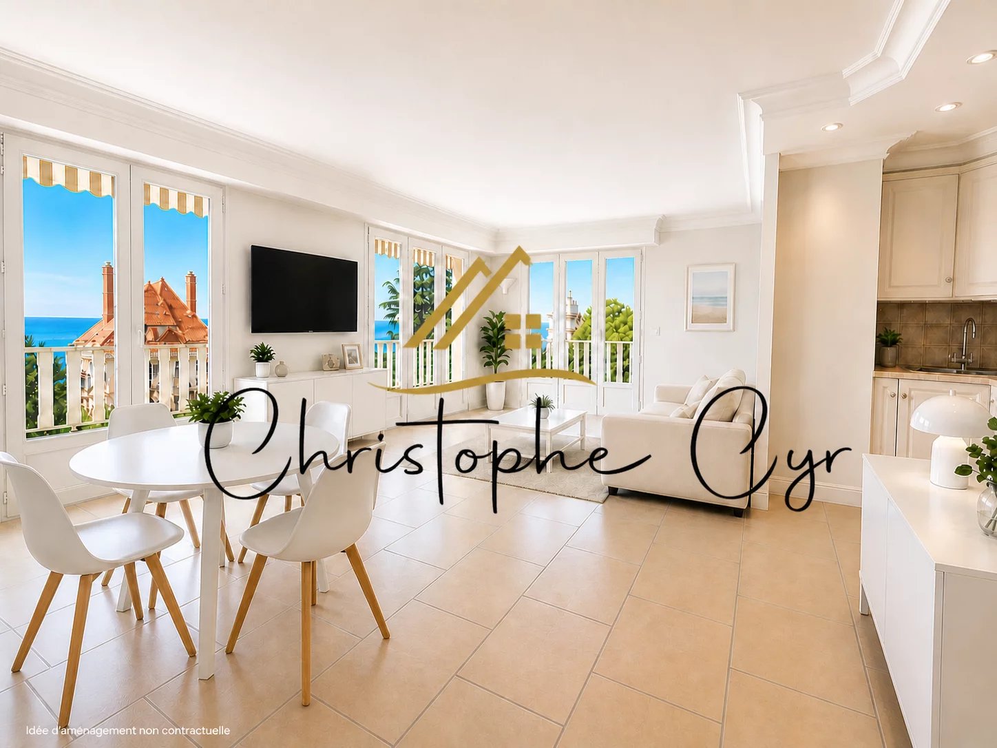 BIEN RARE À LA VENTE – VUE MER À CANNES
