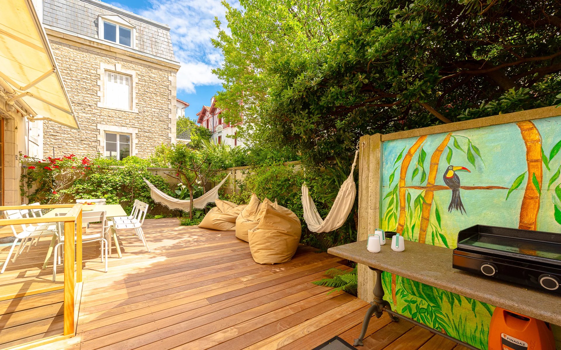 GARDEN - Apartment with terrace & garage in the heart of town - Biarritz - picture 1