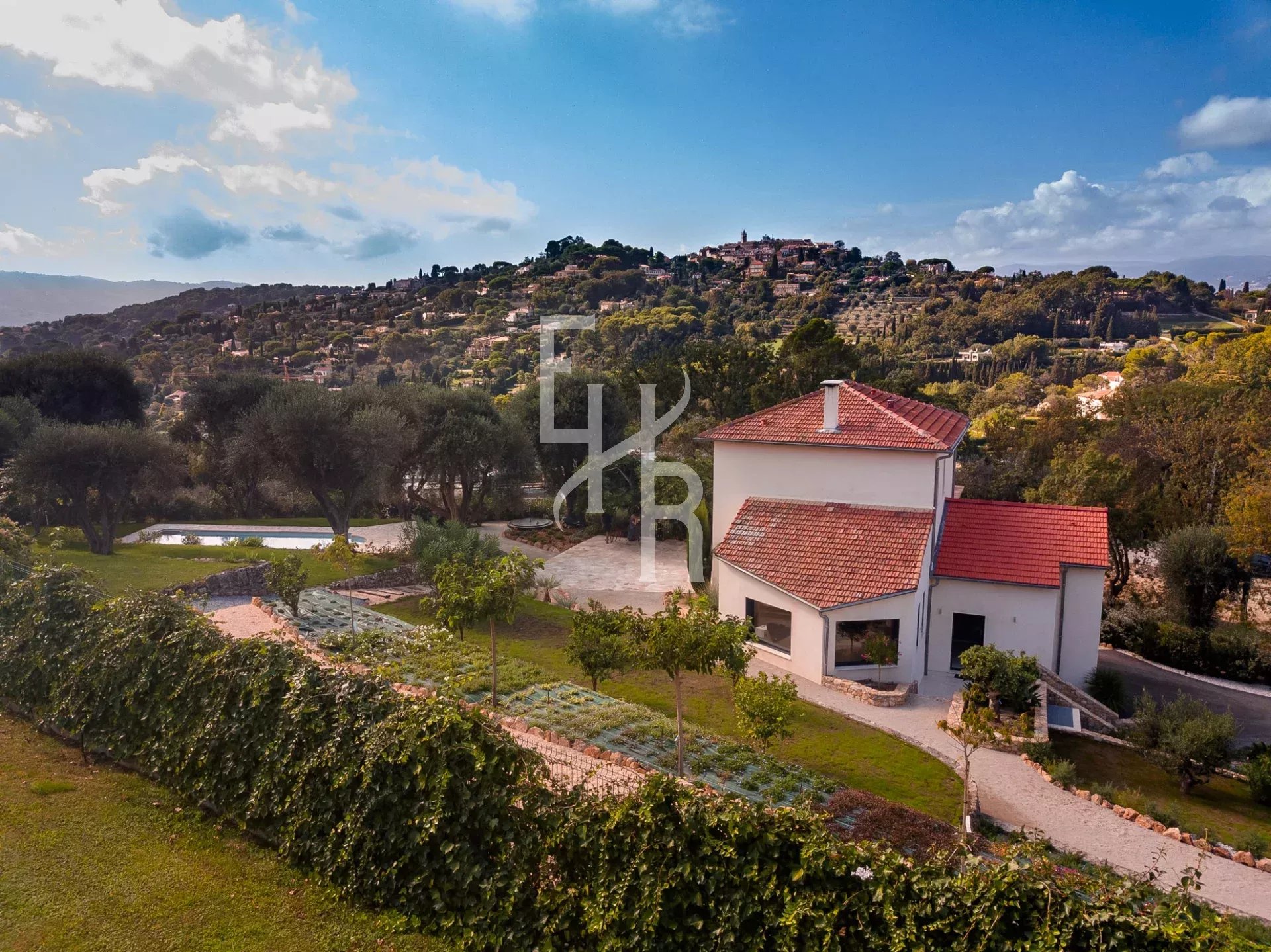 Villa Maison Propriété Mougins avec vue village panoramique