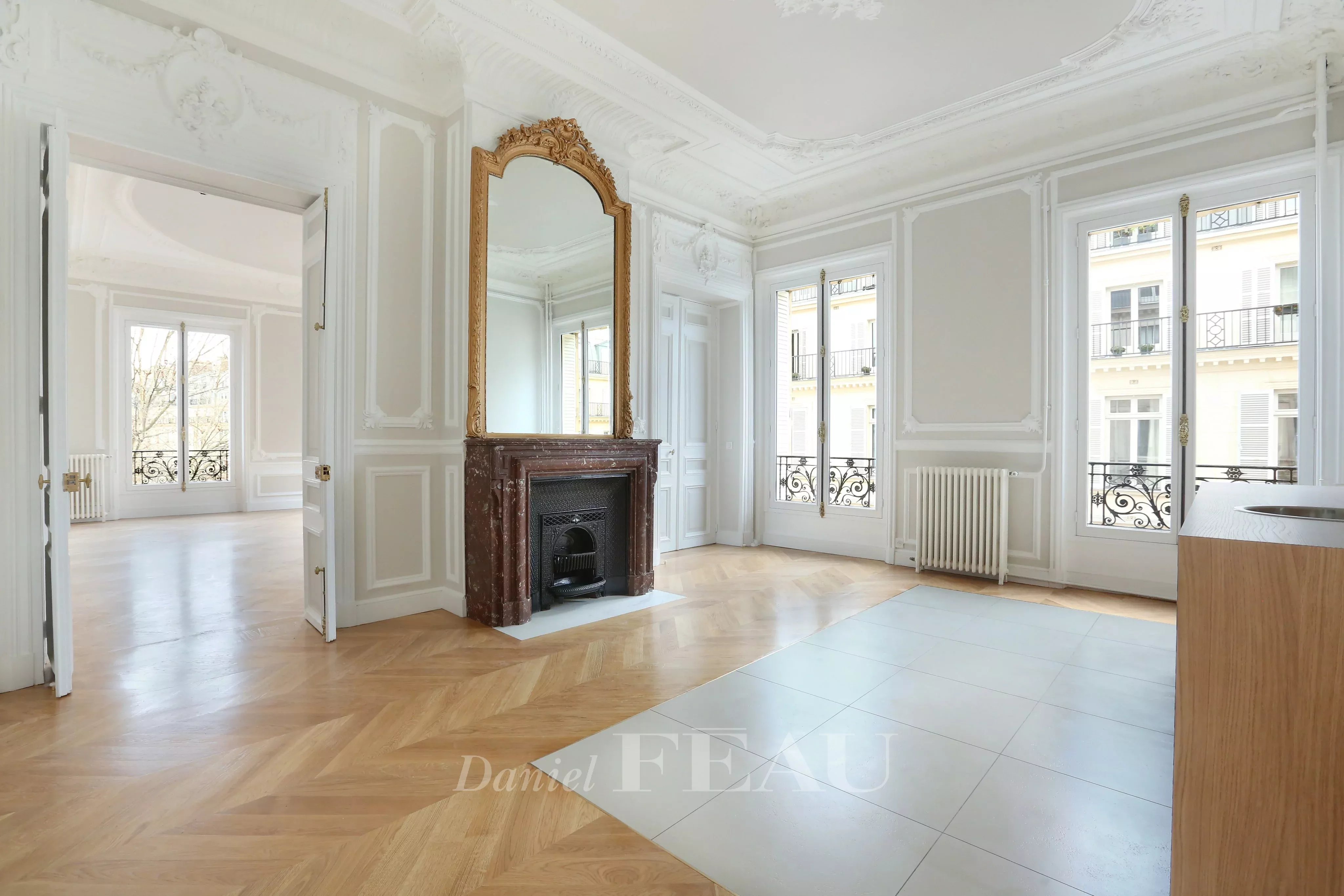 Entrance Fireplace Wooden floor