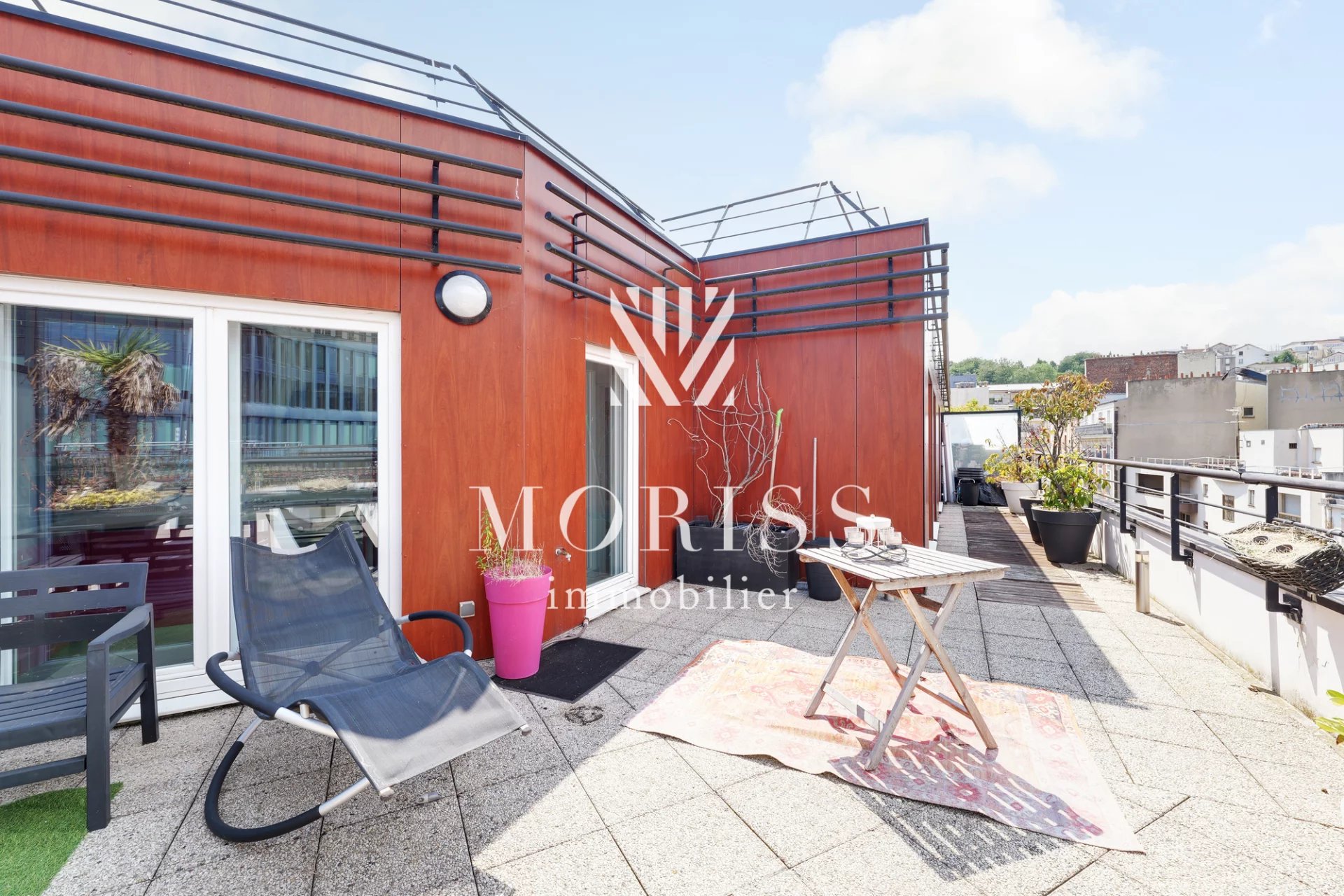 Issy-Les-Moulineaux Appartement de 2 pièces de 56m2 avec terrass - Image 1